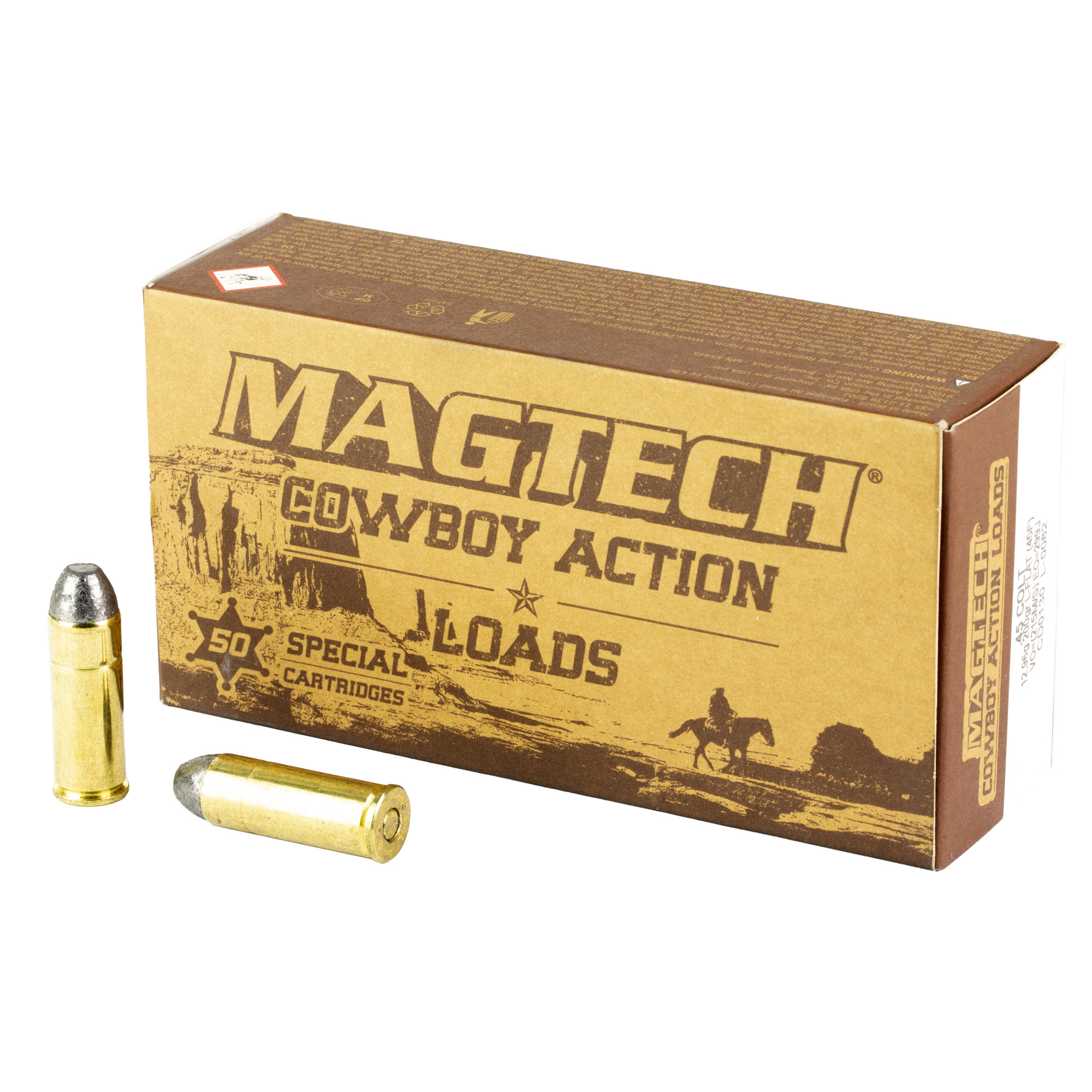 Magtech Cowboy 45 Long Colt 200gr Lead Flat Nose – 50rd