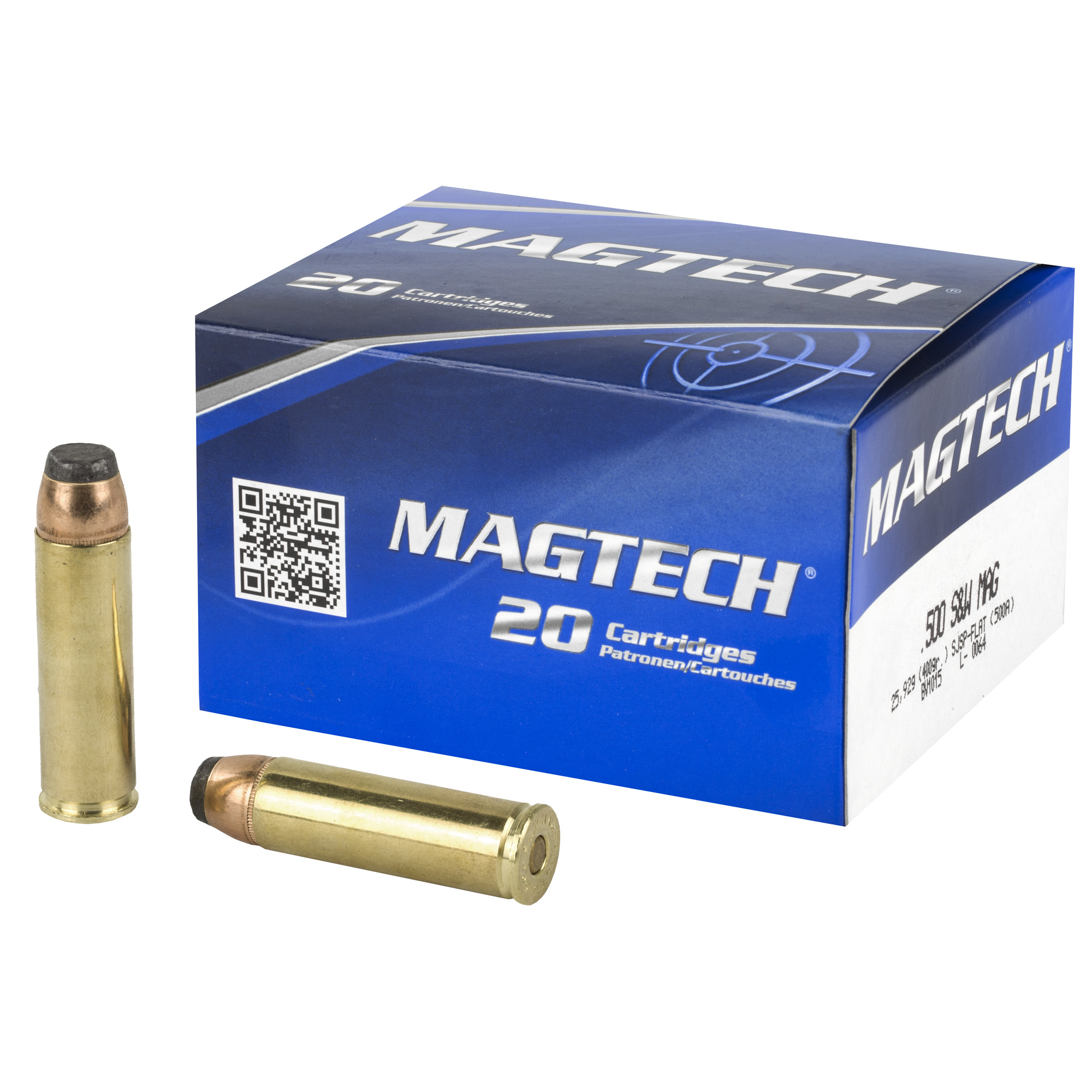 Magtech Sport Shooting 500 S&W 400gr Semi Jacketed Soft Point – 20rd