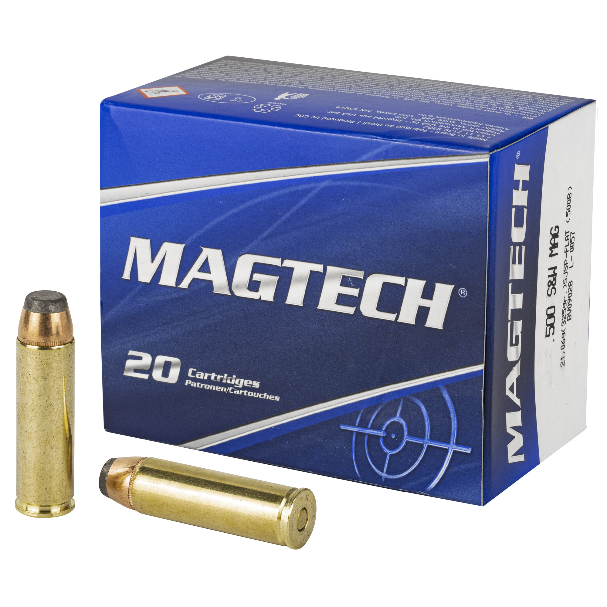 Magtech Sport Shooting 500 S&W 325gr Semi Jacketed Soft Point – 20rd