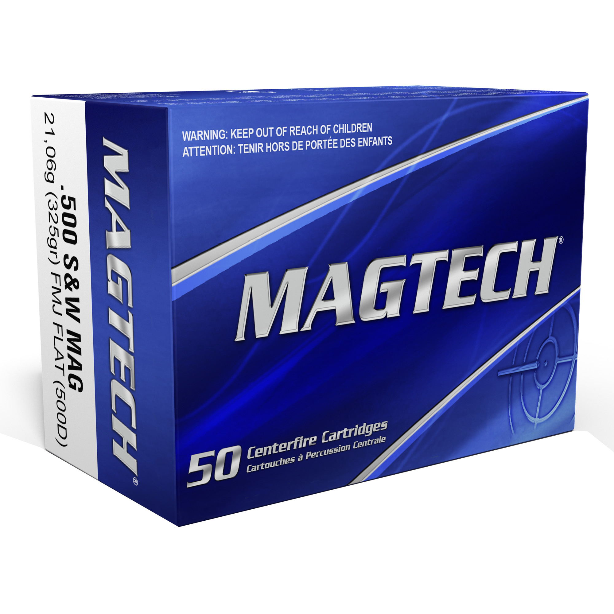 Magtech Sport Shooting 500 S&W 325gr Full Metal Jacket – 20rd