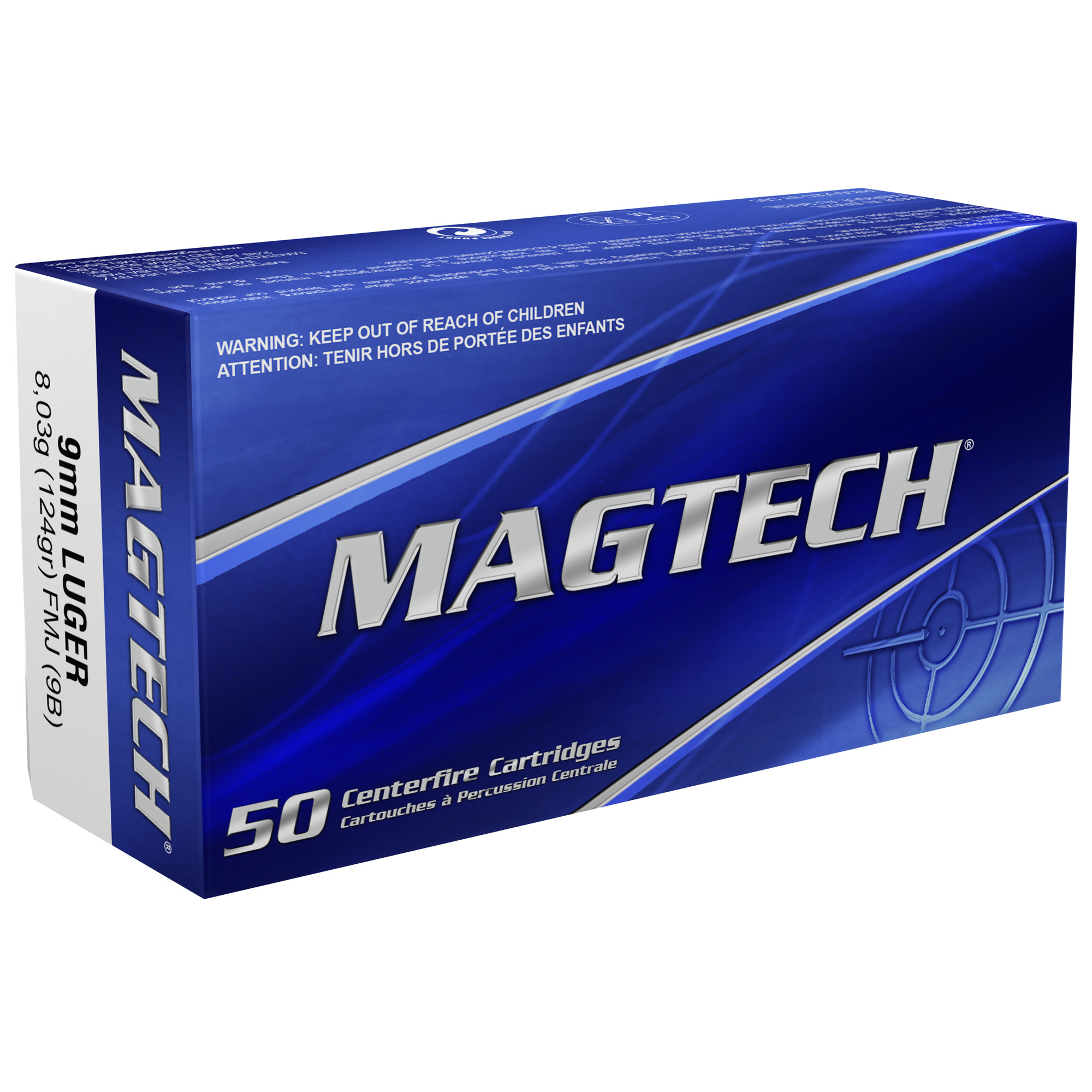 Magtech Sport Shooting 9mm 124gr Full Metal Jacket – 1000rd