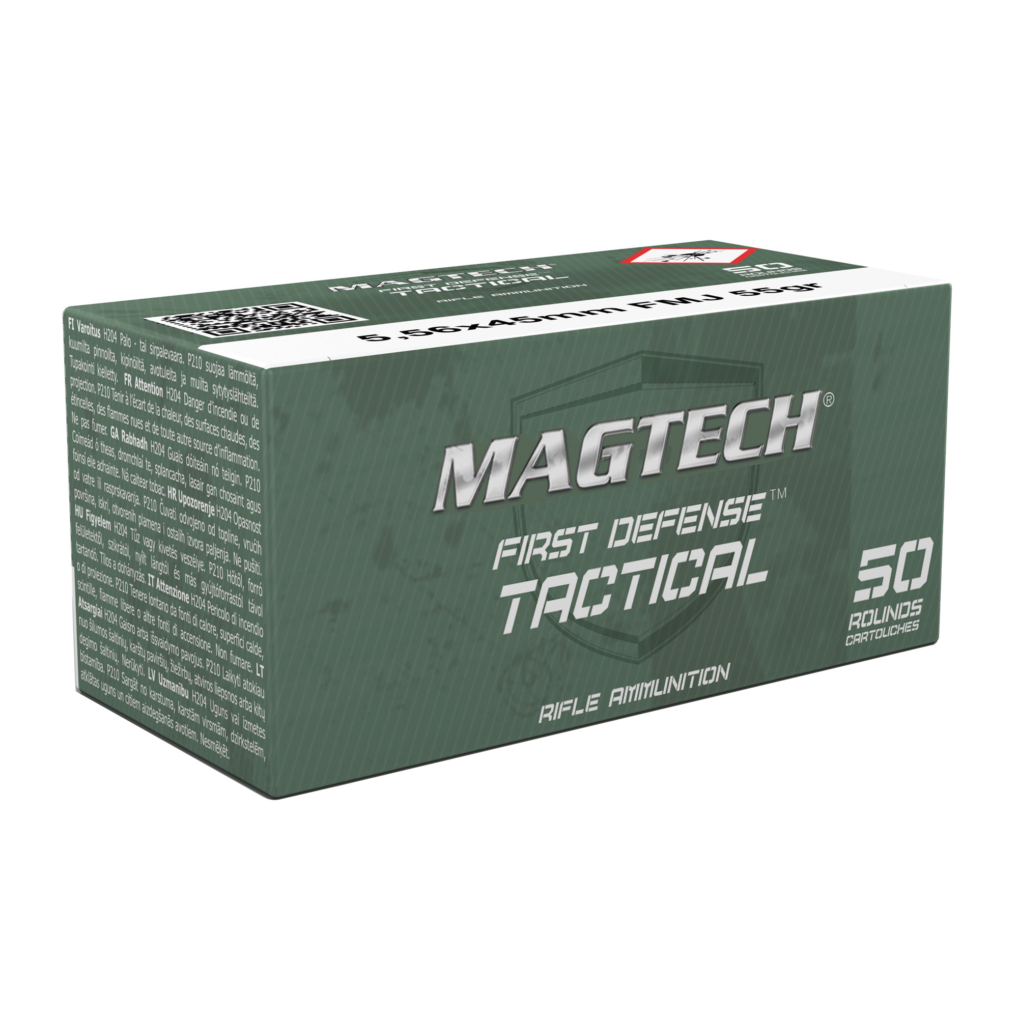 Magtech First Defense Tactical 5.56 NATO 55gr Full Metal Jacket – 1000rd