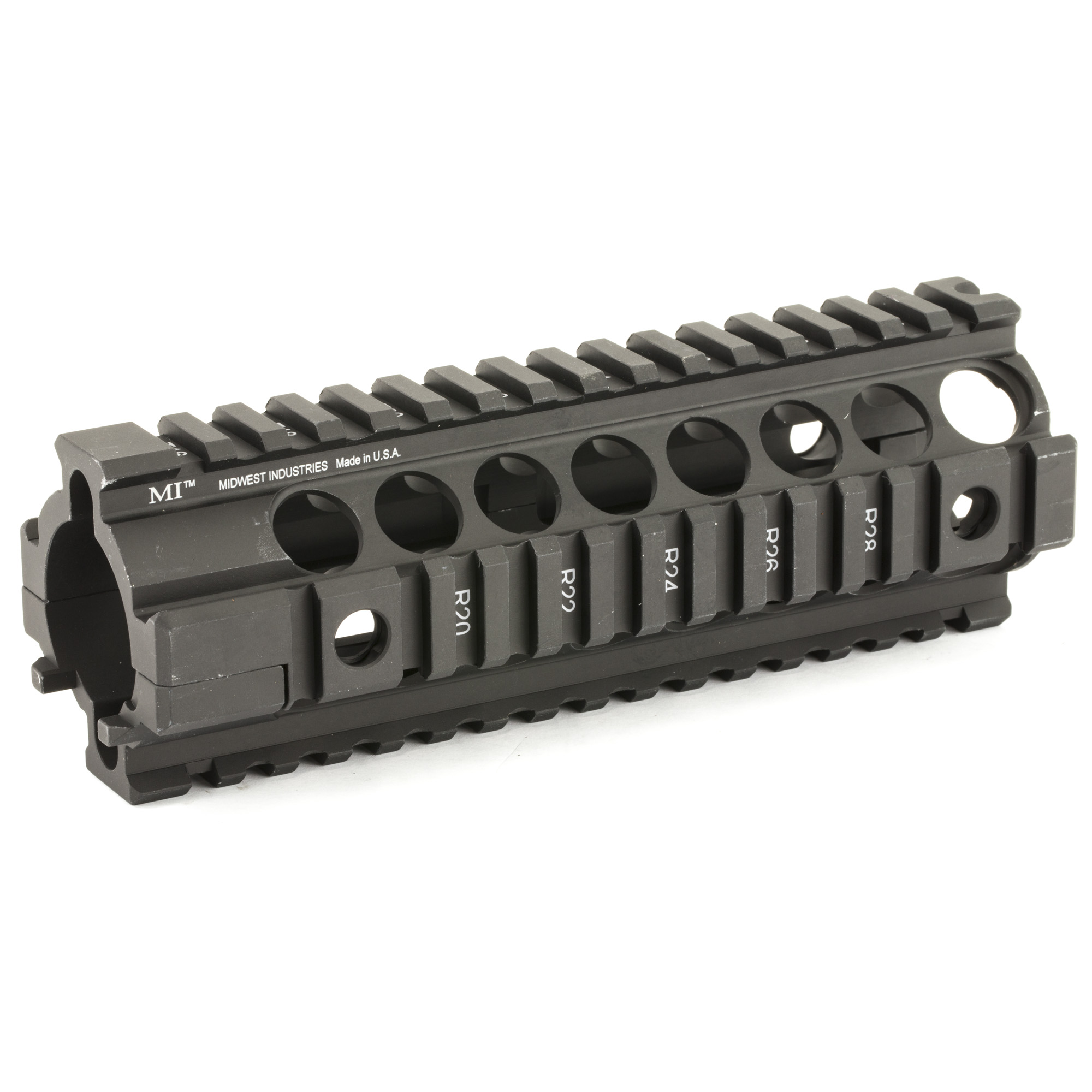 Midwest Industries AR-15 G2 Two Piece Free Float Handguard Carbine – Black