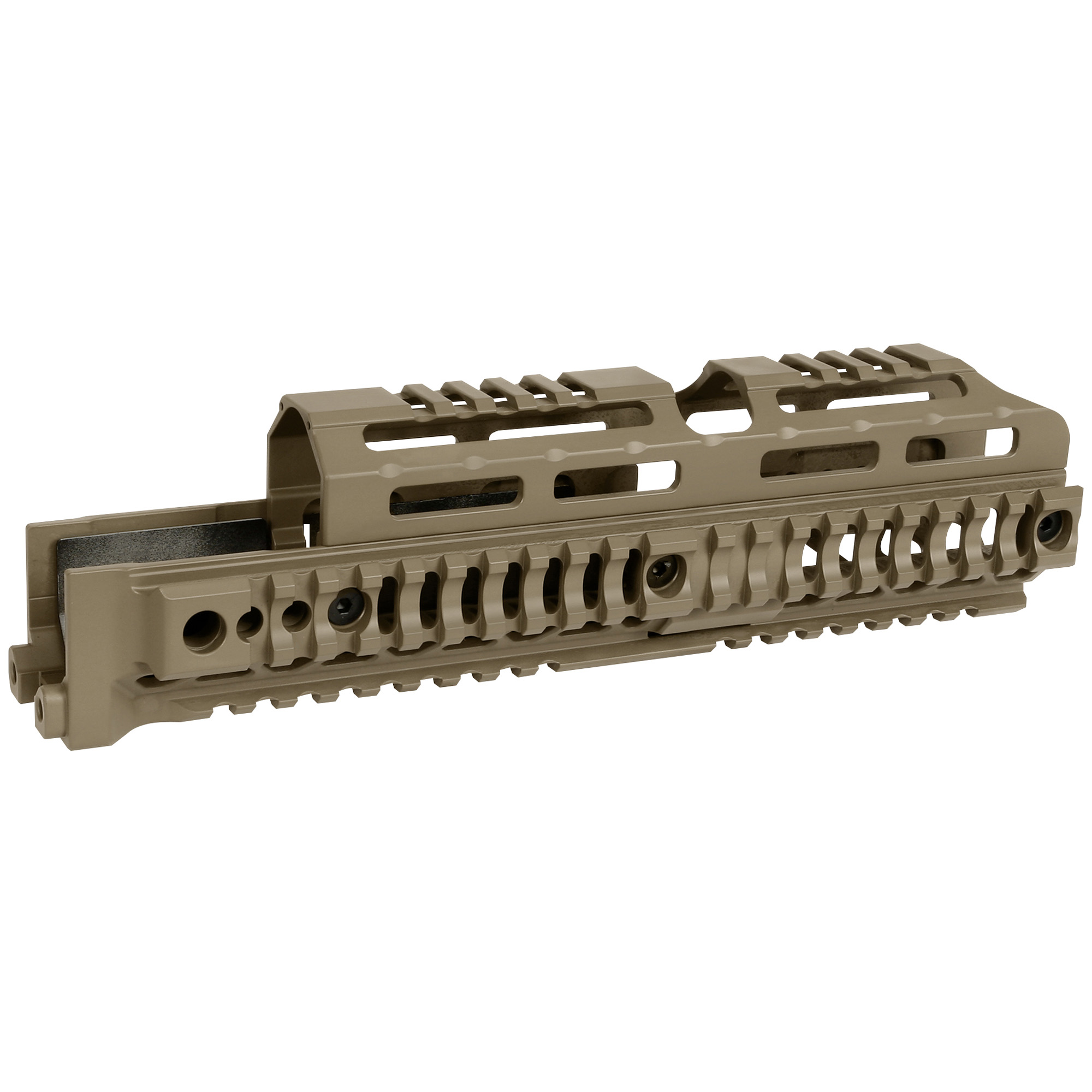 Midwest Industries AK Alpha Quad Rail Handguard 10″ – Flat Dark Earth