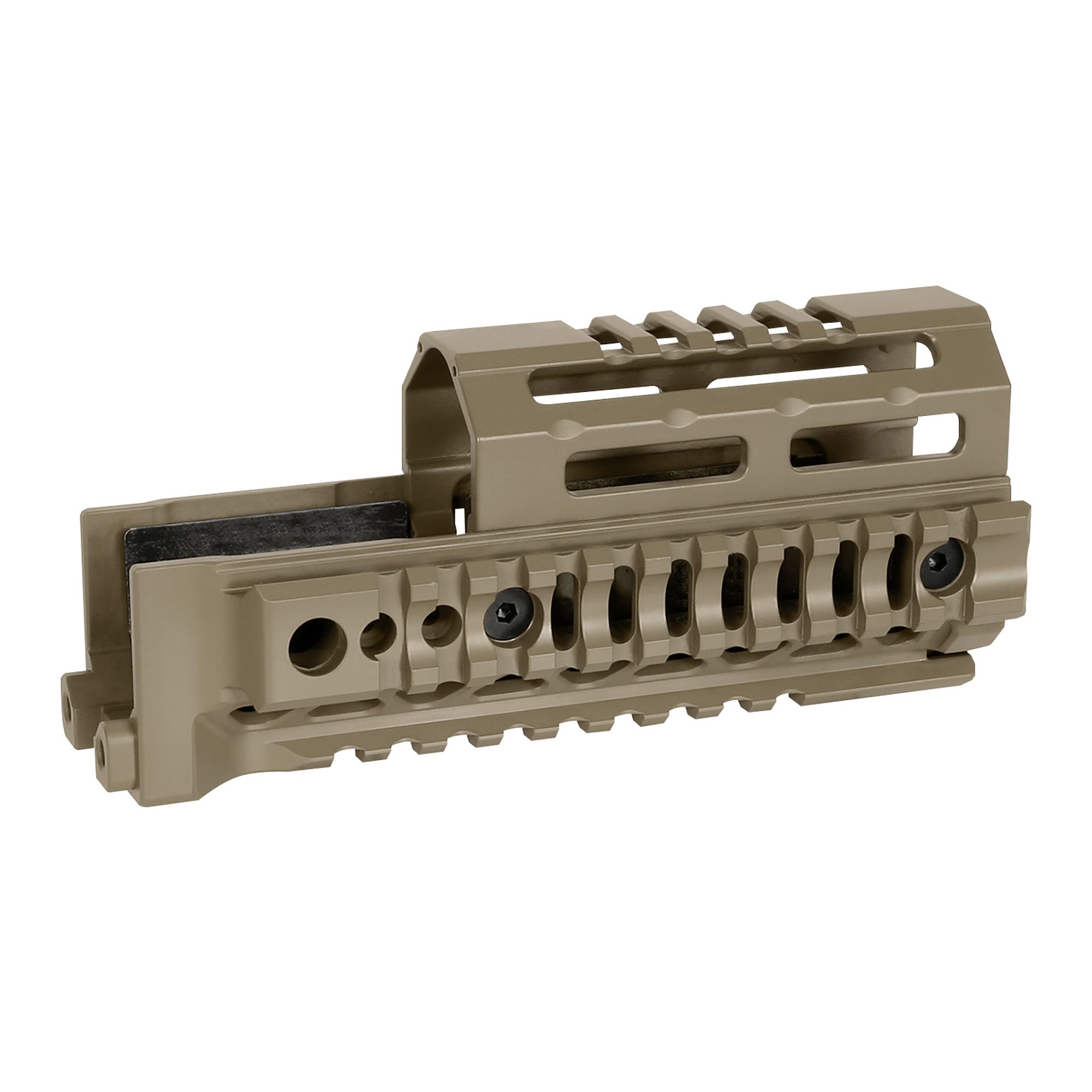 Midwest Industries AK Alpha Quad Rail Handguard 6″ – Flat Dark Earth