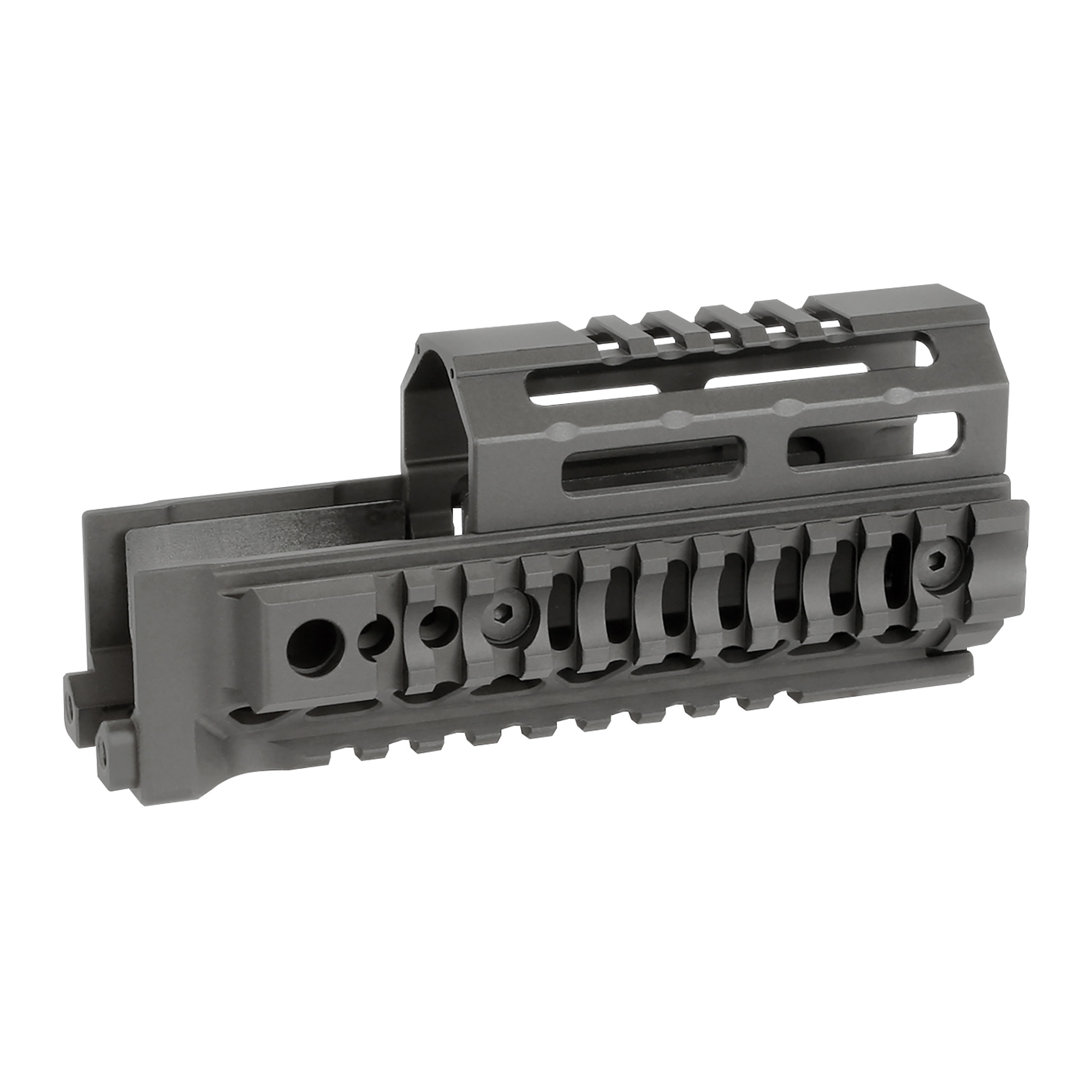 Midwest Industries AK Alpha Quad Rail Handguard 6″ – Black