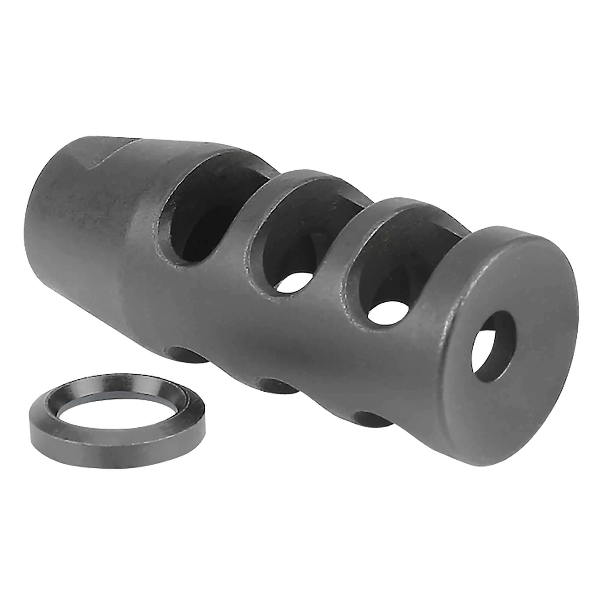 Midwest Industries 1/2×28 Muzzle Brake 223 Remington – Black