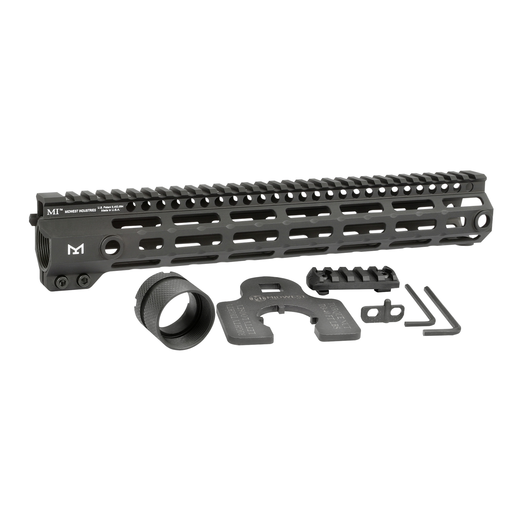 Midwest Industries AR-15 Gen4 M-Series Handguard 12.625″ – Black