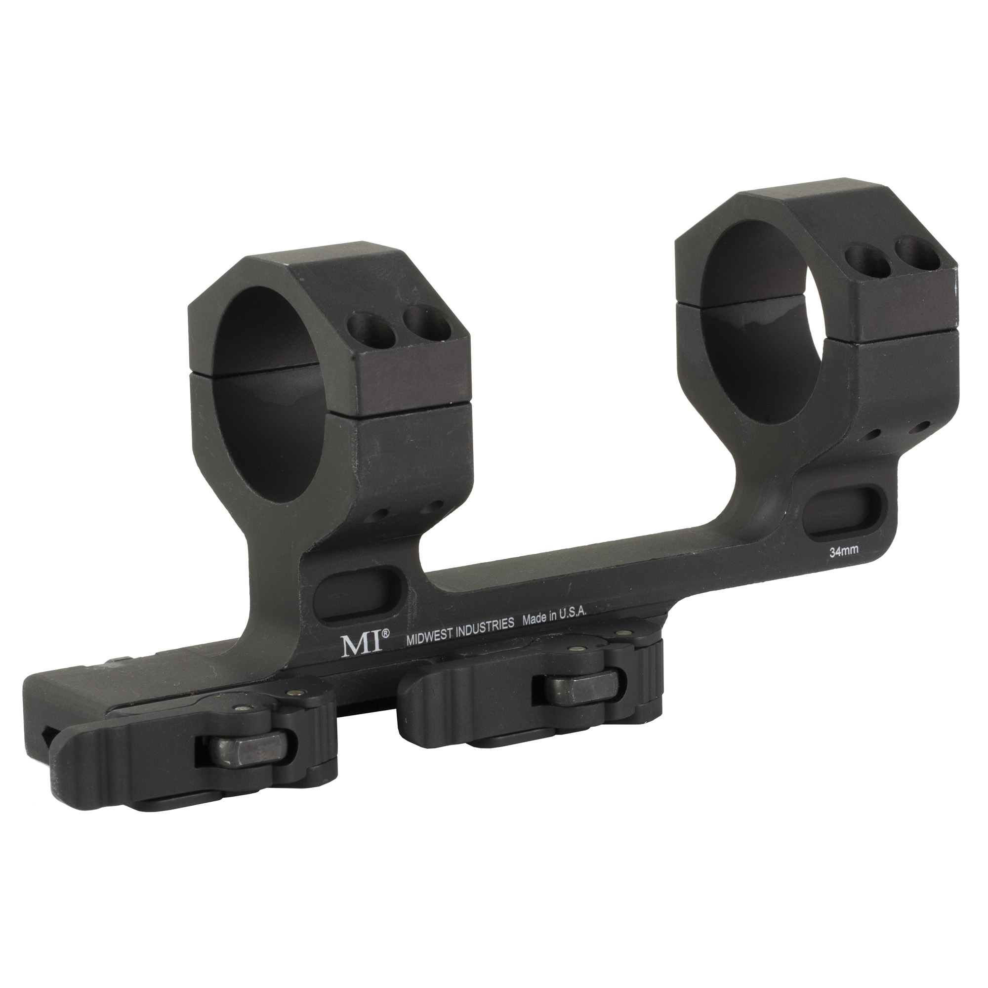 Midwest Industries Picatinny Scope Mount Quick Disconnect 34mm – Black