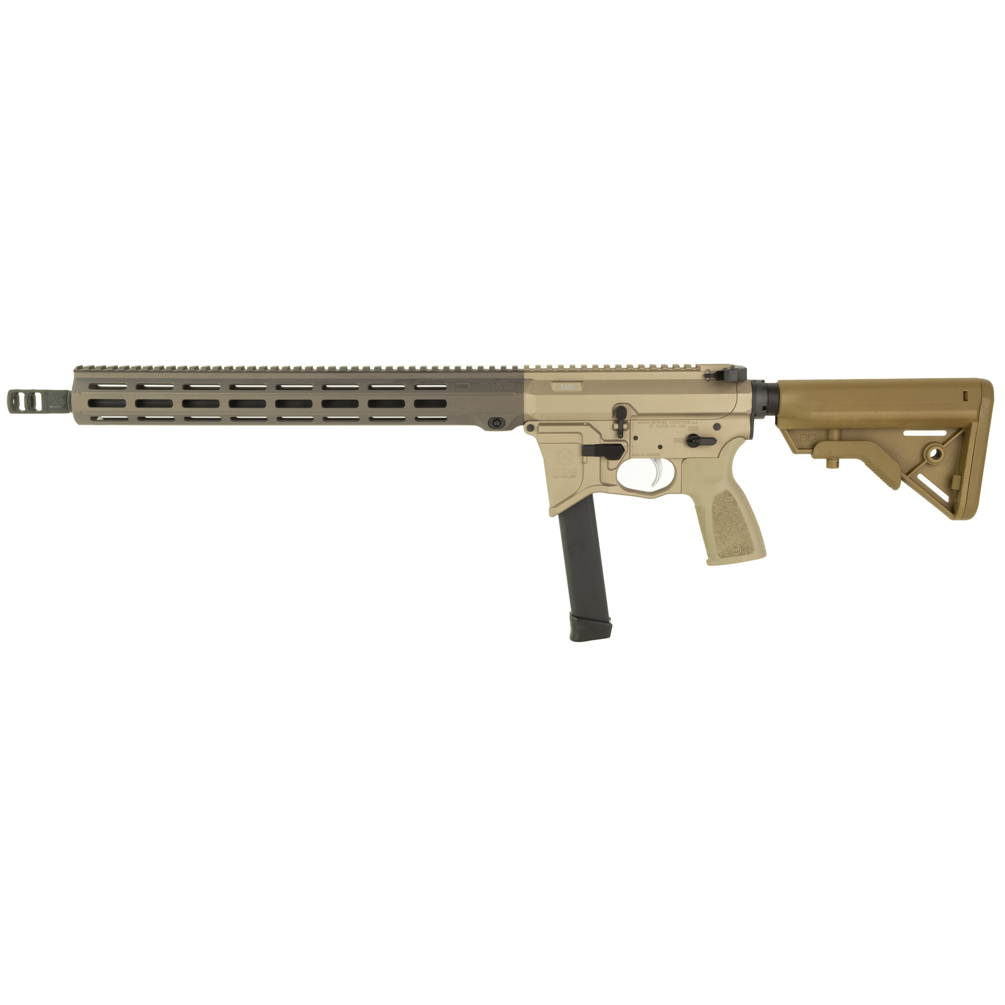 Maxim Defense MD9 Rifle 16″ 9mm 33rd – Flat Dark Earth