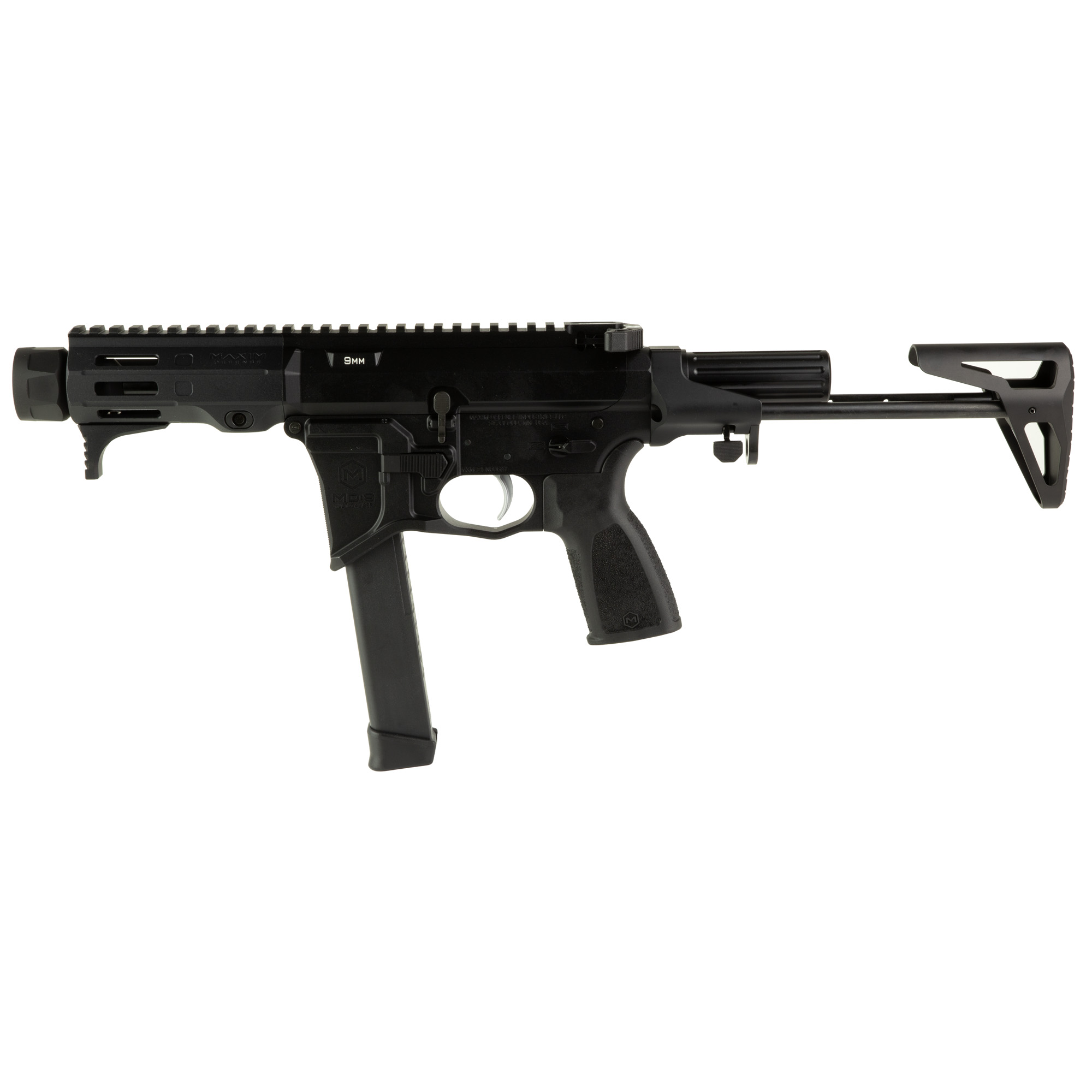 Maxim Defense MD9 904S SBR 4.5″ 9mm 33rd – Black