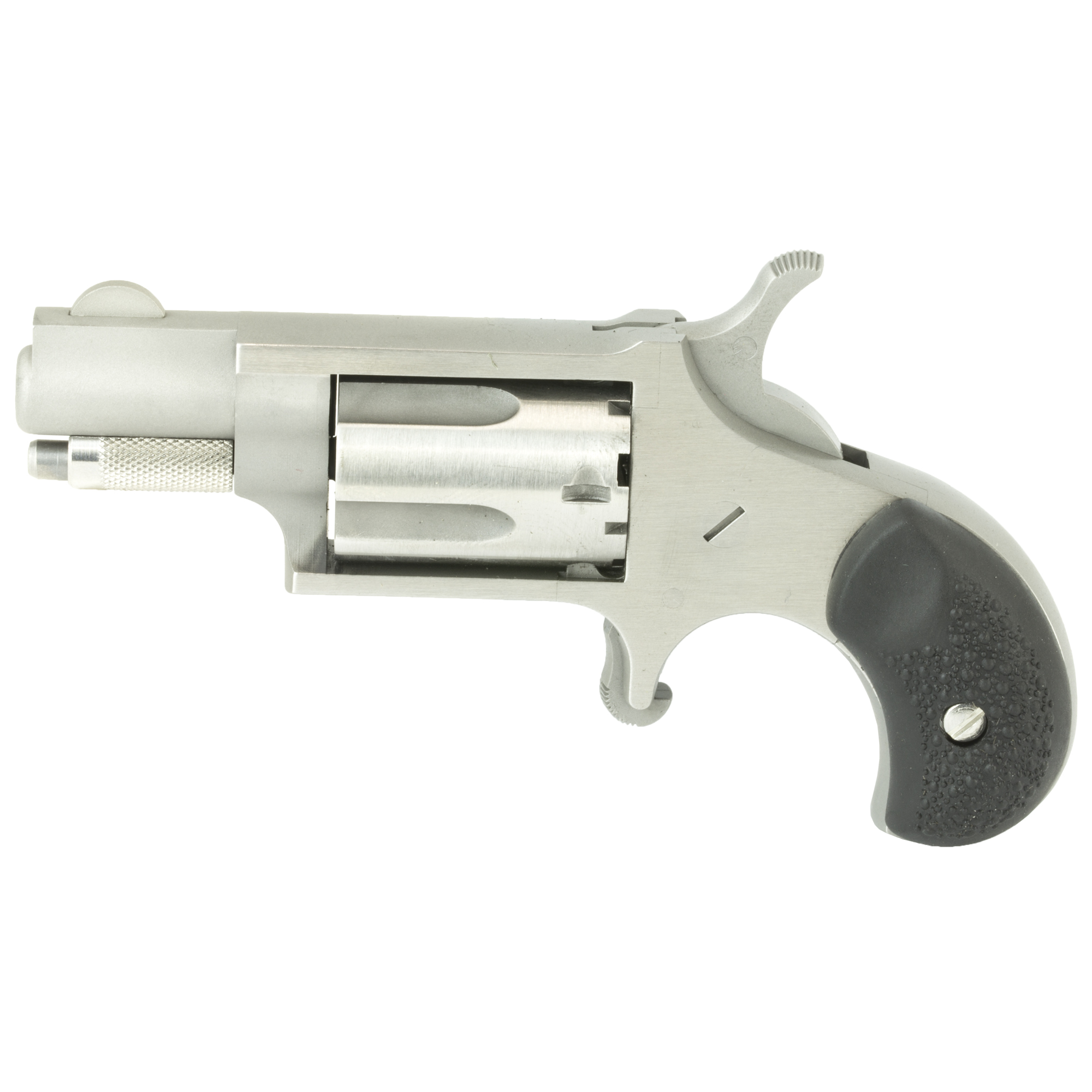 North American Arms Mini Revolver Single Action 1.125″ 22 LR 5rd Fixed Sights – Silver