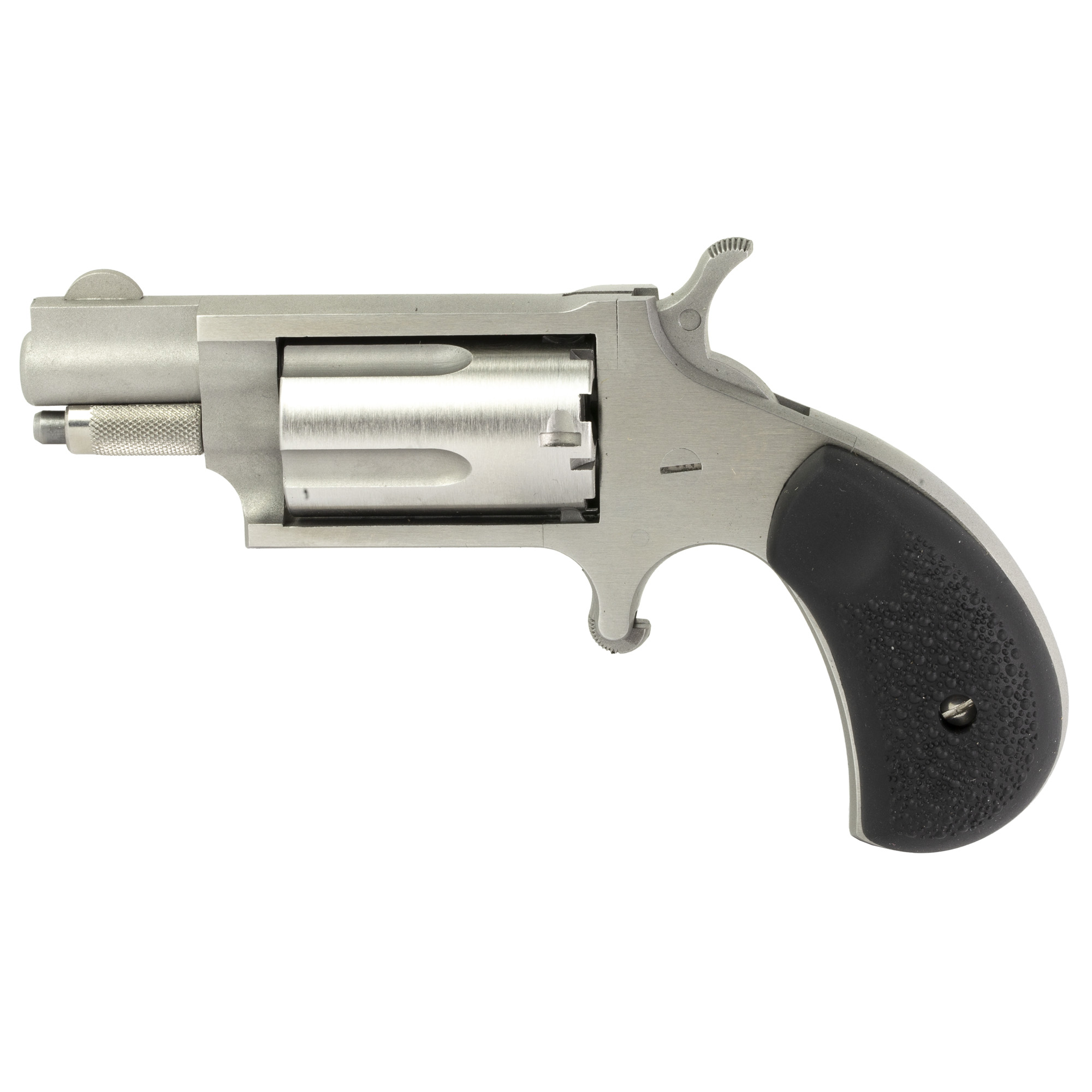 North American Arms Mini Revolver Single Action 1.625″ 22 WMR 5rd Fixed Sights – Silver