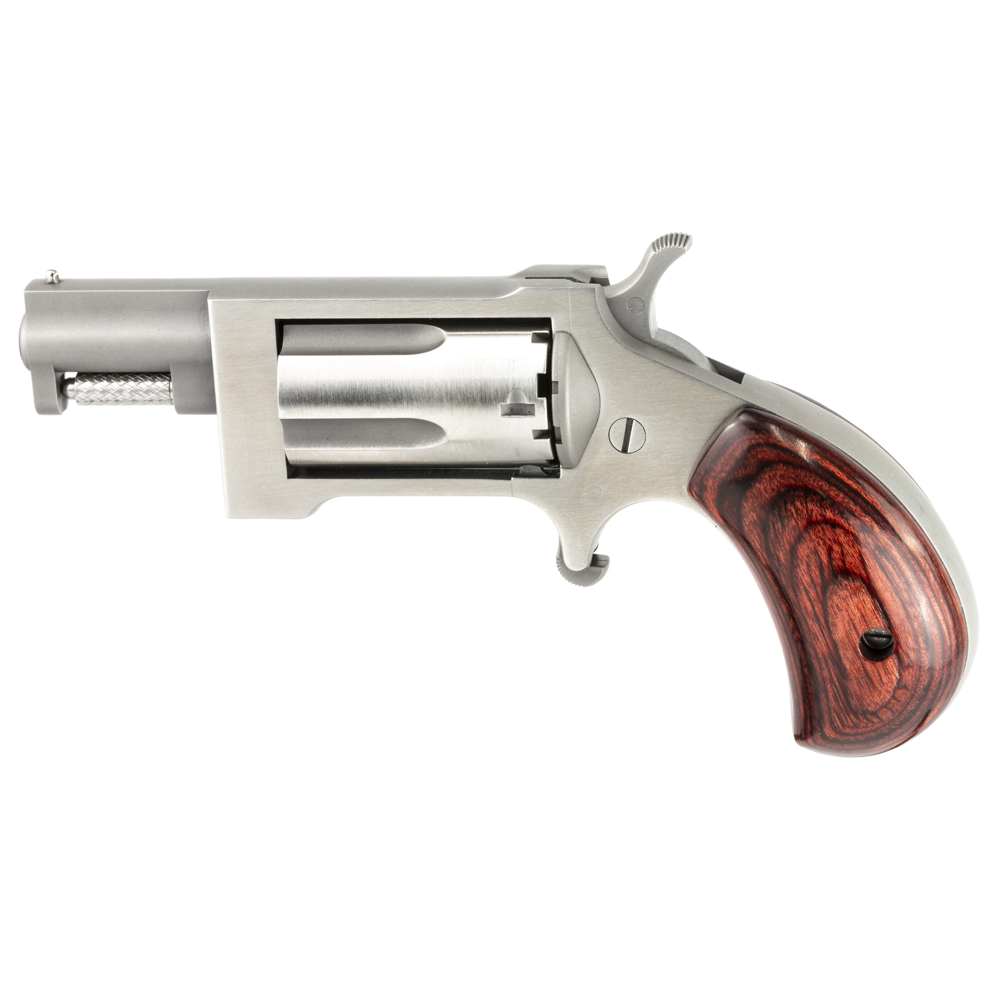 North American Arms Mini Revolver Sidewinder 1.5″ 22 WMR 5rd Fixed Sights – Silver