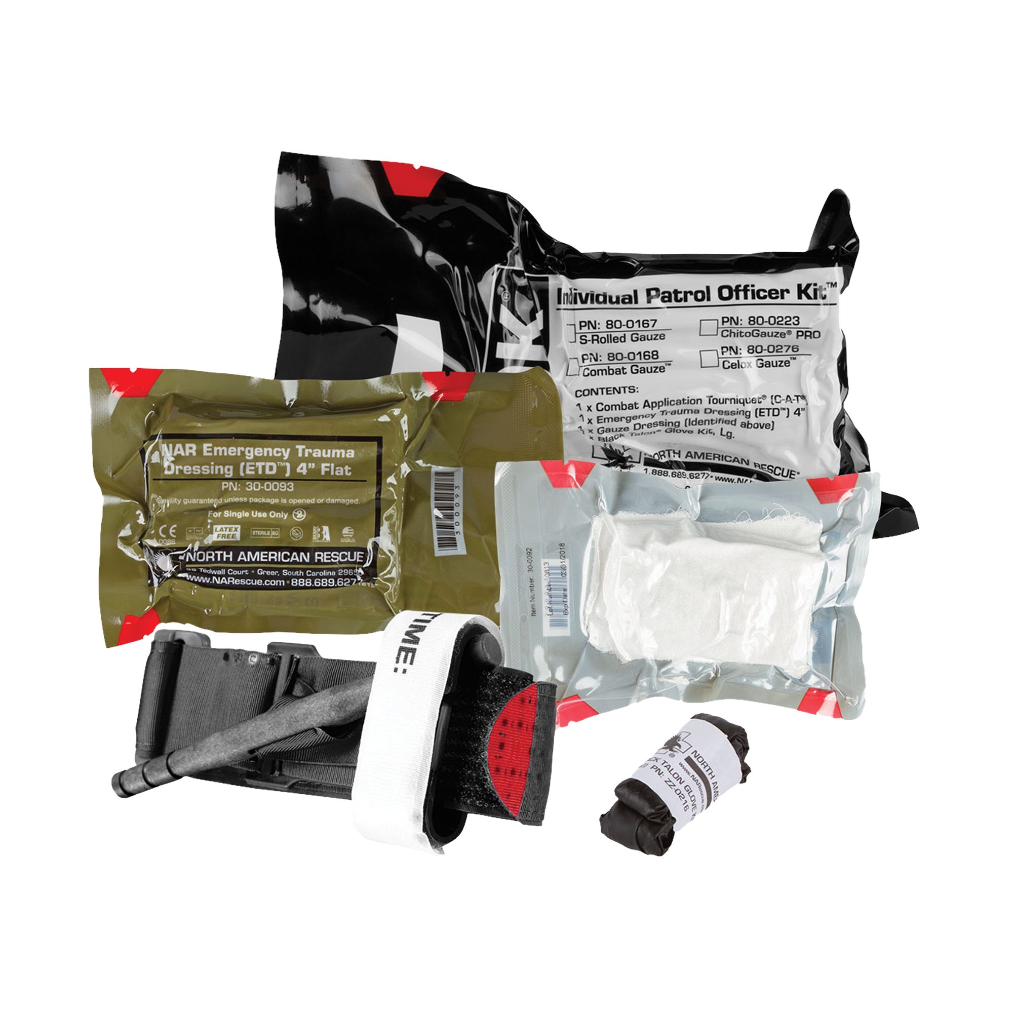 North American Rescue Individual Patrol Officer Kit (IPOK) Medical