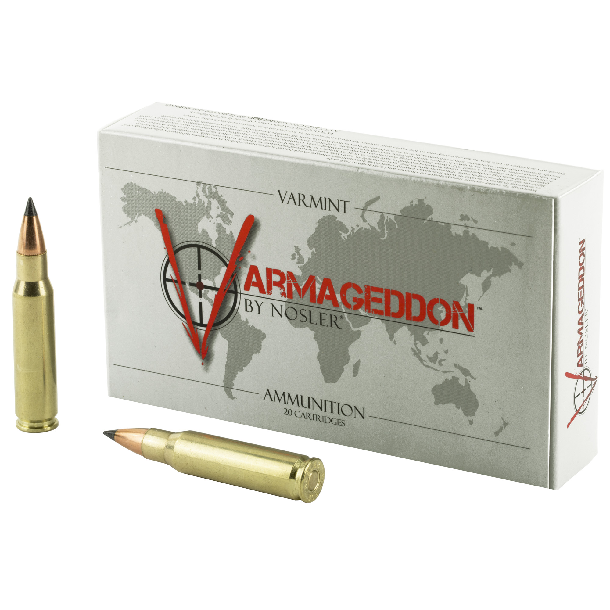 Nosler Varmageddon 308 Winchester 110gr Flat Base Tipped – 20rd