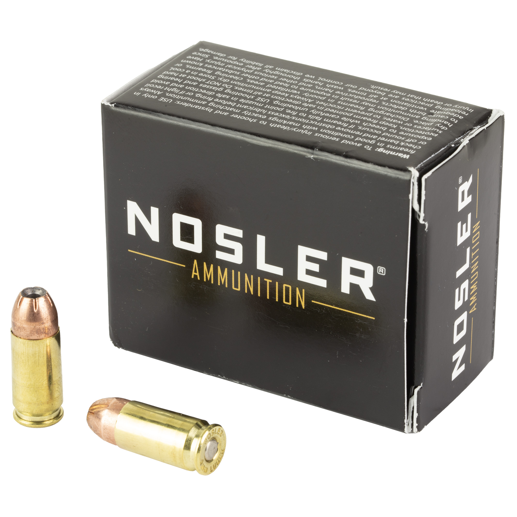 Nosler Assured Stopping Power 9mm 115gr Jacketed Hollow Point – 20rd