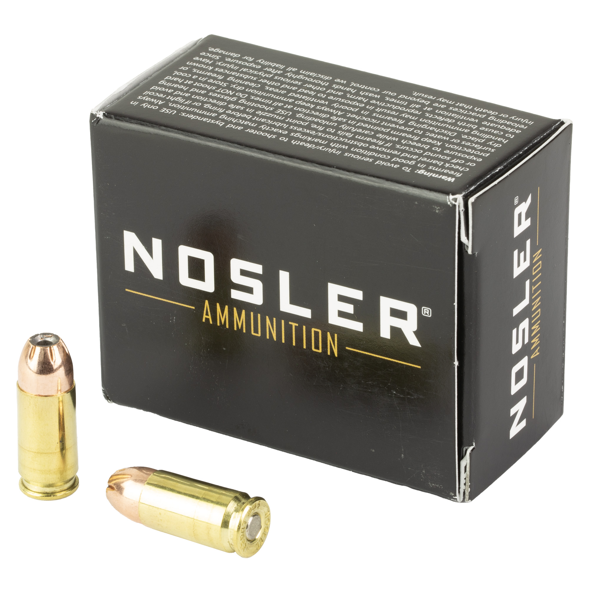 Nosler Assured Stopping Power 9mm 147gr Jacketed Hollow Point – 20rd