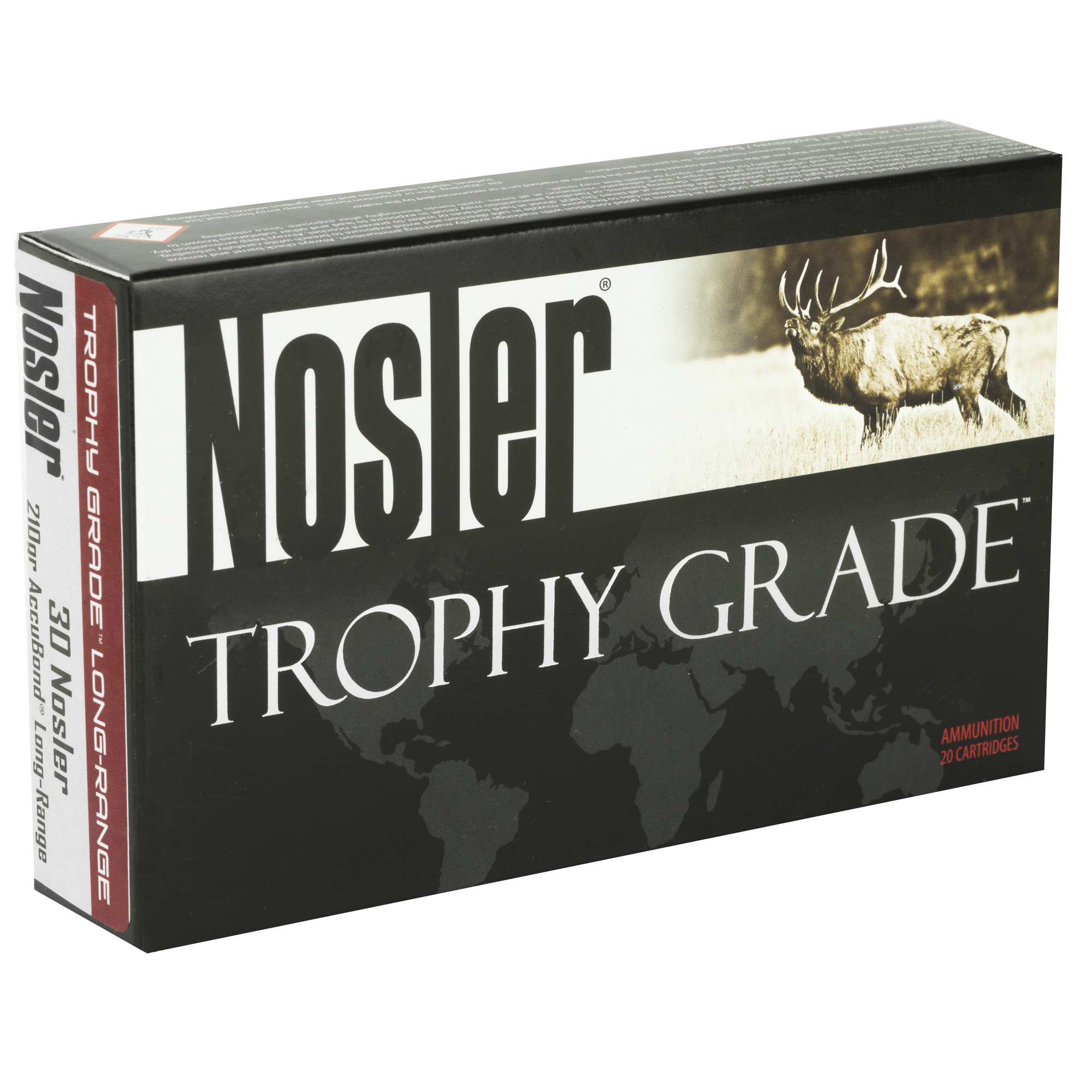 Nosler Trophy Long Range 30 Nosler 210gr AccuBond – 20rd