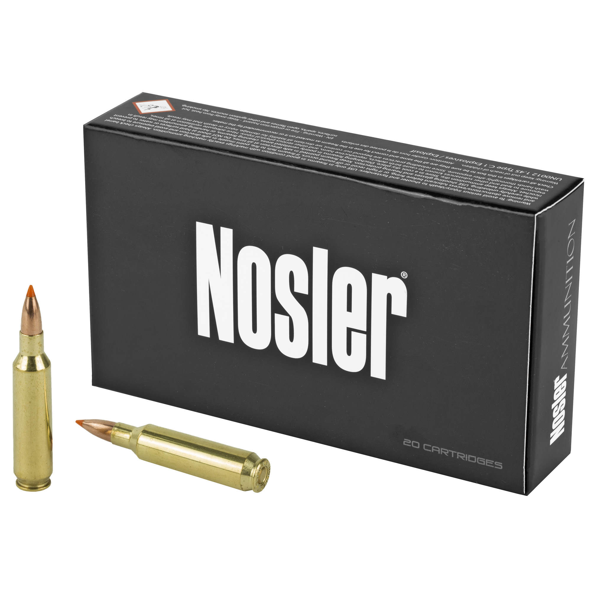 Nosler Trophy 22 Nosler California Certified Nonlead Ammunition 55gr Ballistic Tip – 20rd