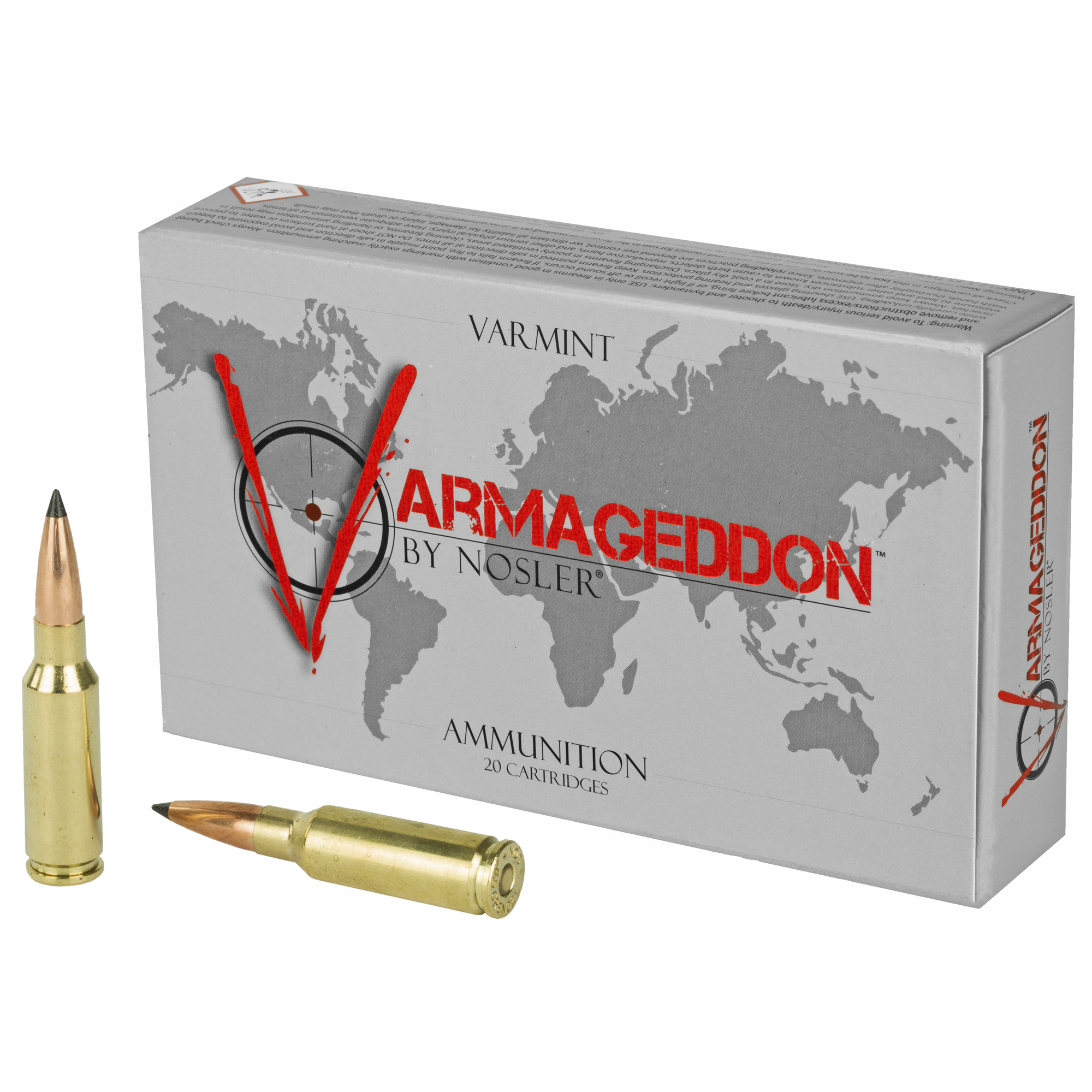 Nosler Varmageddon 6.5 Grendel 90gr Flat Base Tipped – 20rd