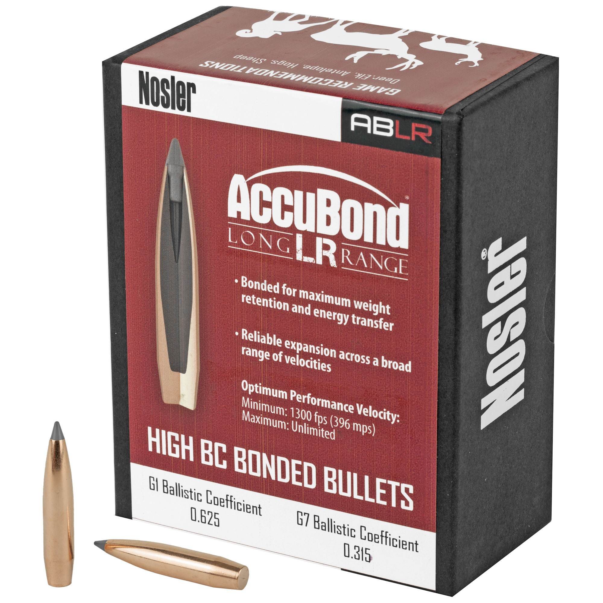 Nosler AccuBond Long Range 6.5MM .264 142gr Copper, Alloy, Lead – 100