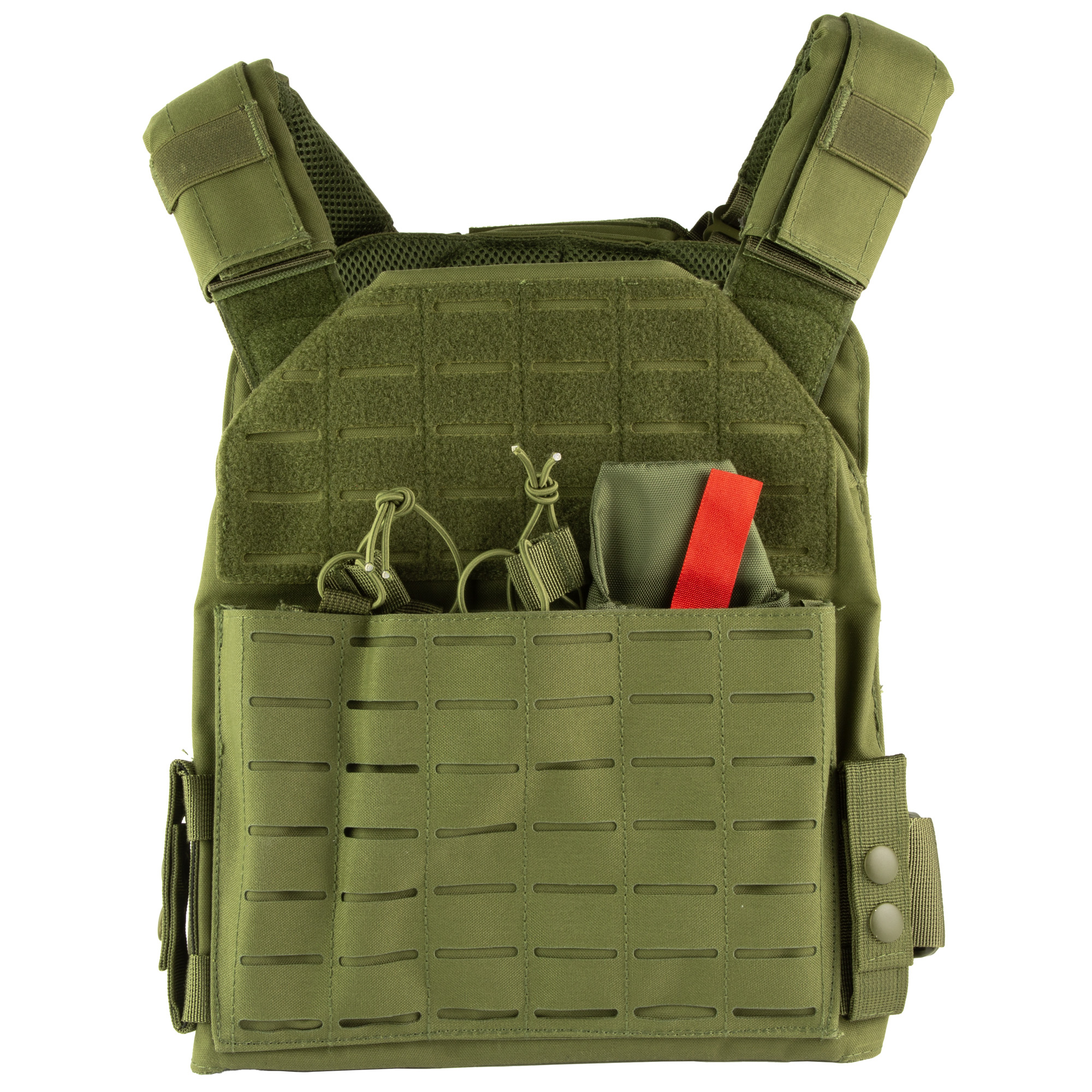 NcSTAR Laser Cut Plate Carrier Body Armor Carrier – Green