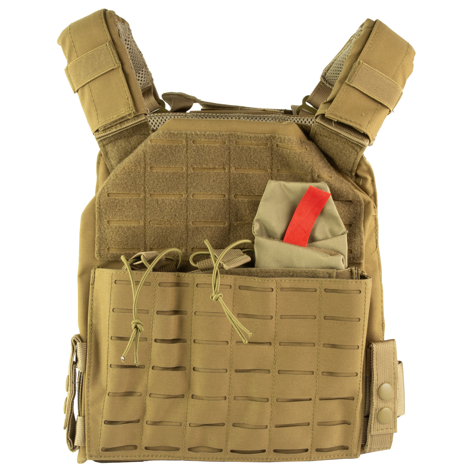 NcSTAR Laser Cut Plate Carrier Body Armor Carrier – Tan