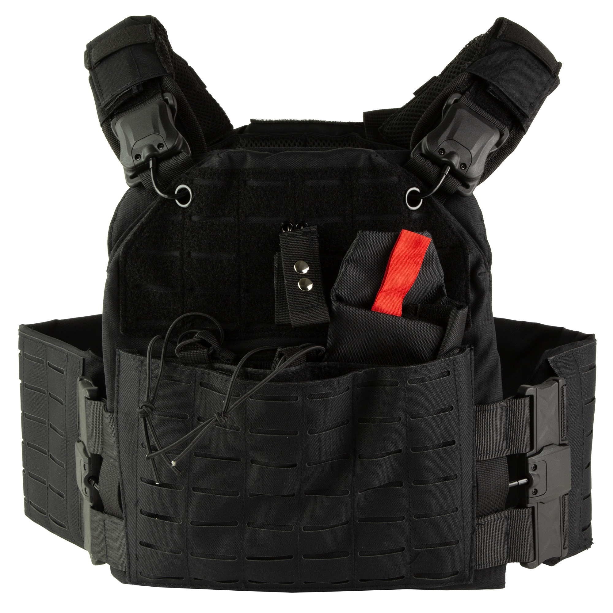 NcSTAR Quick Release Laser Cut Plate Carrier Body Armor Carrier – Black