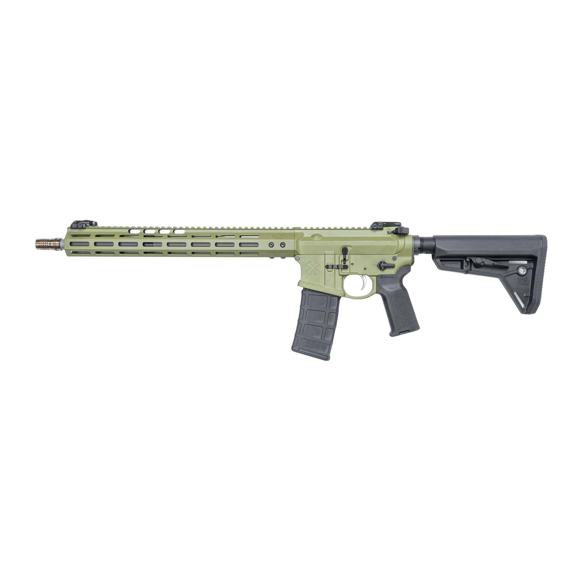 Noveske Gen4 5.56 AR 16″ 5.56 NATO 30rd MBUS PRO – Green