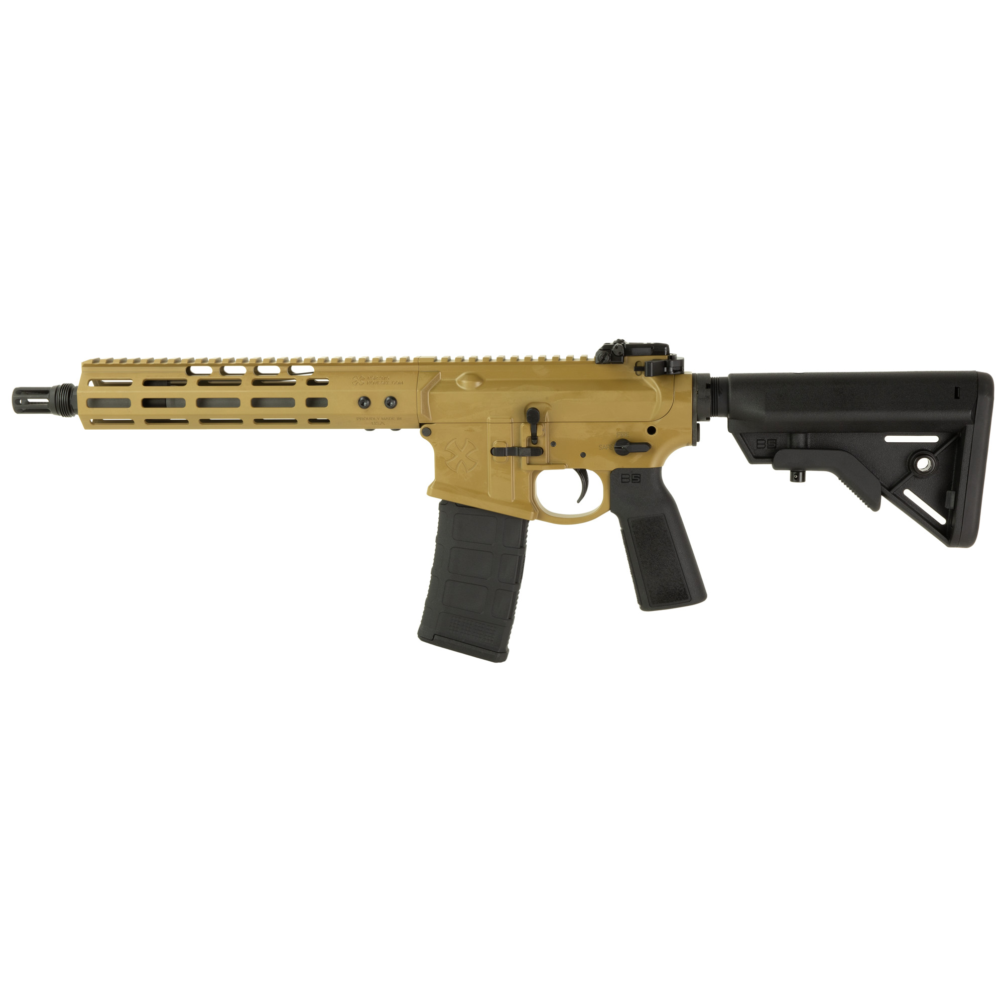 Noveske Gen4 SBR 10.5″ 5.56 NATO 30rd 7075 Aluminum – Brown