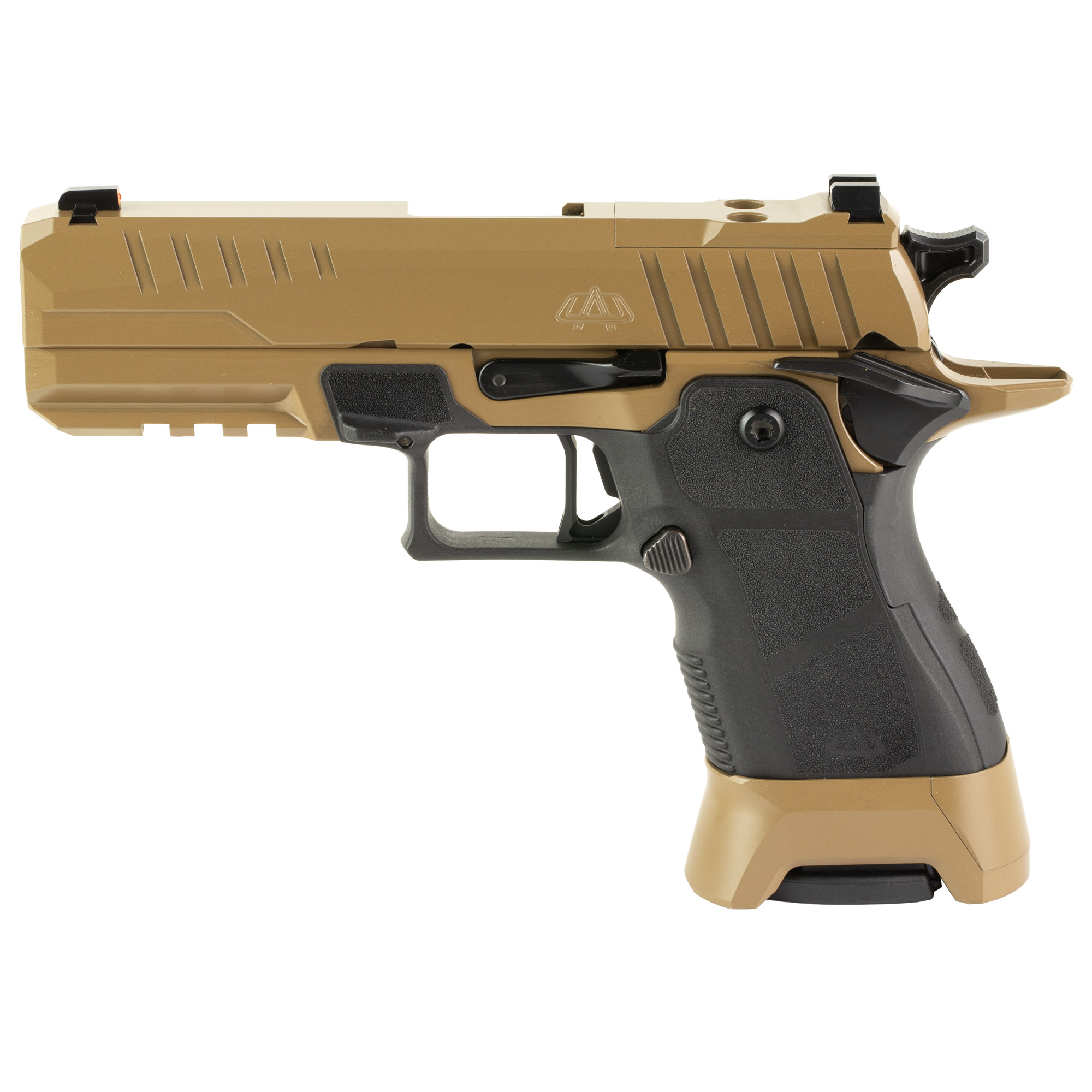 OA Defense 2311 Single Action Only 4.25″ 9mm 17rd Night Sights – Desert Tan