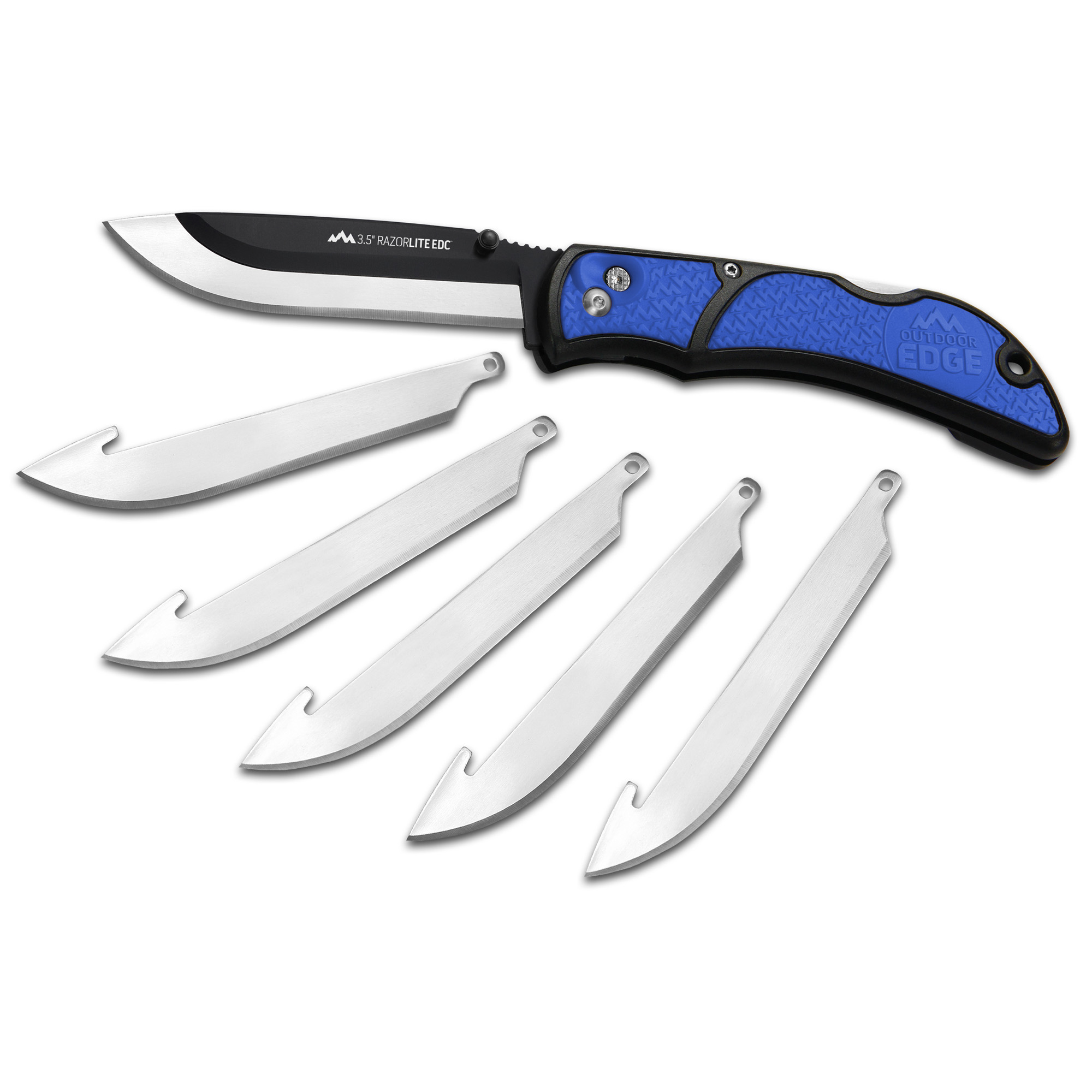 Outdoor Edge Razor EDC Lite 420J2 Knife 8″ – Black, Blue