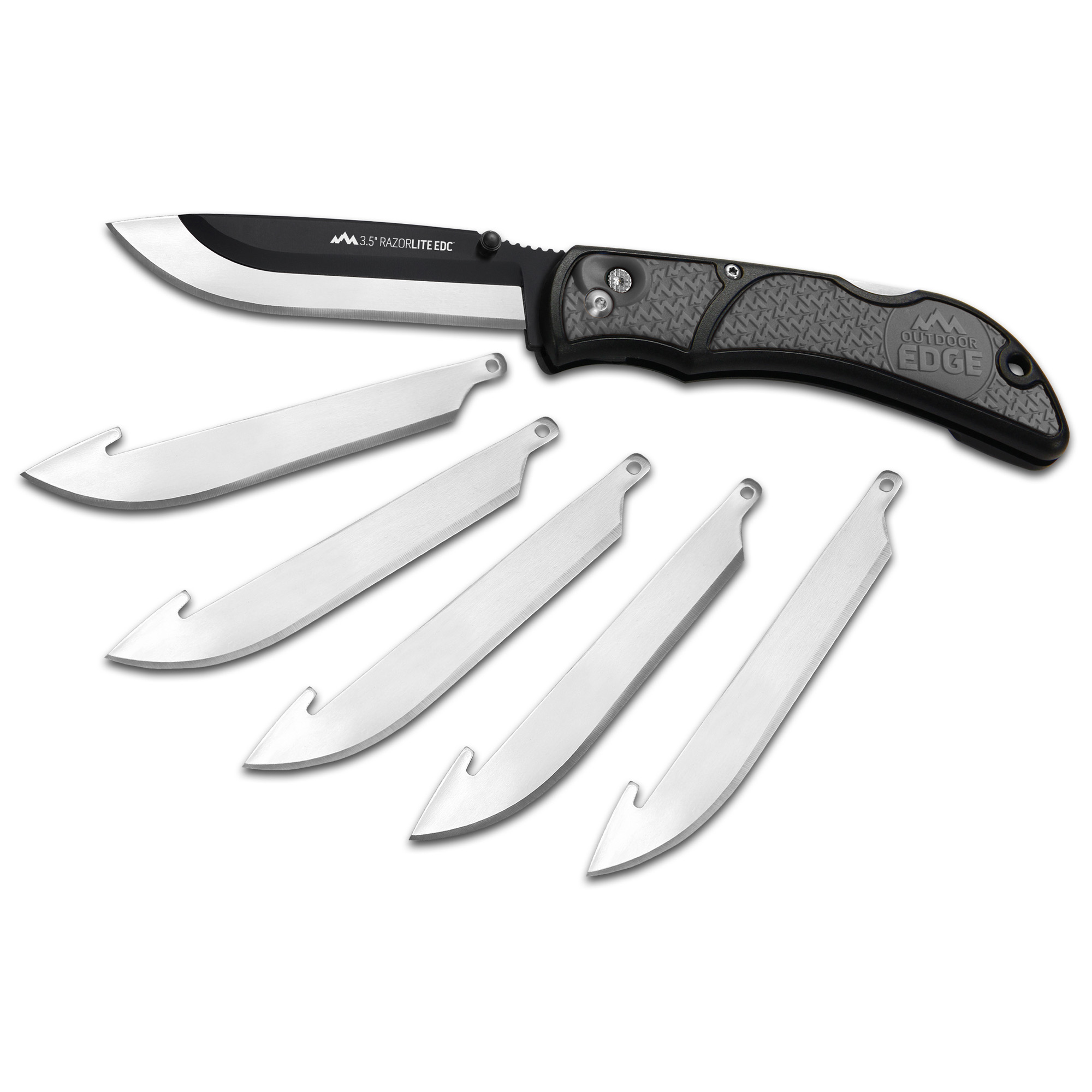 Outdoor Edge Razor EDC Lite 420J2 Knife 8″ – Black, Gray