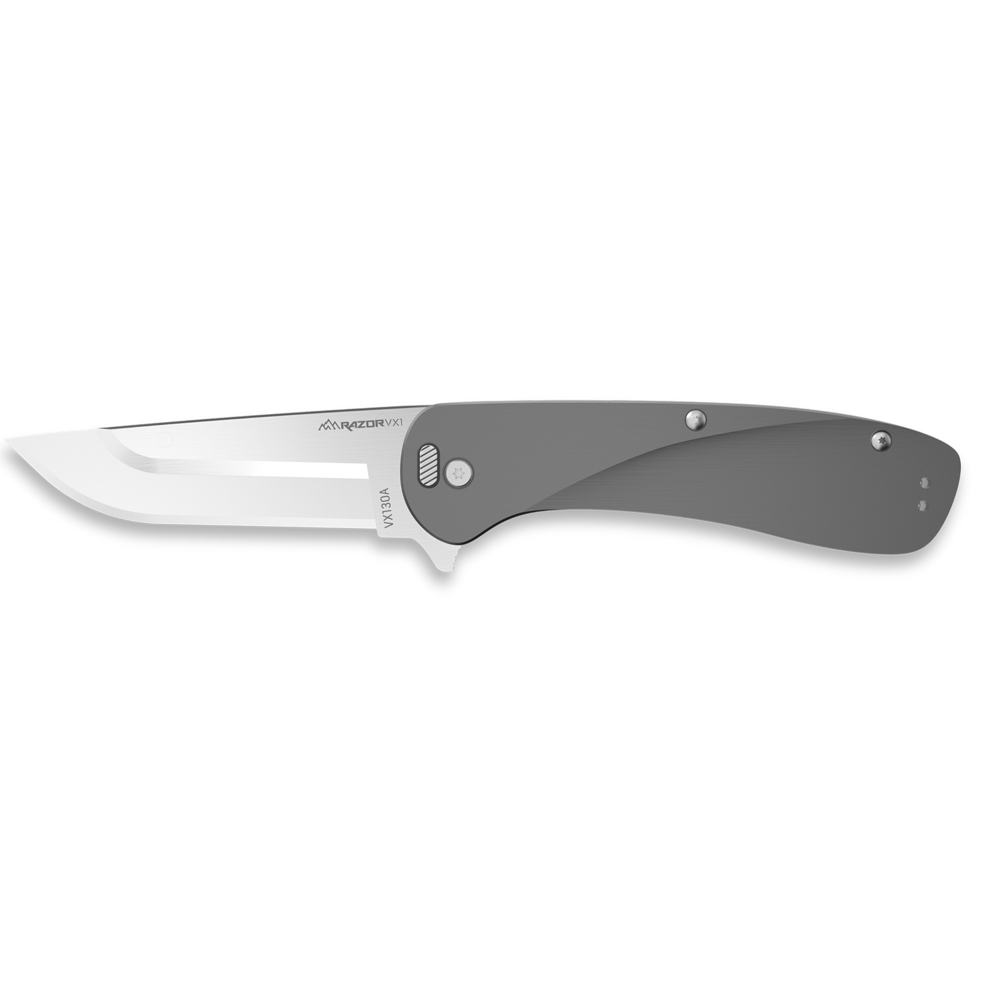 Outdoor Edge Razor VX1 420J2 Knife 3″ – Gray, Silver