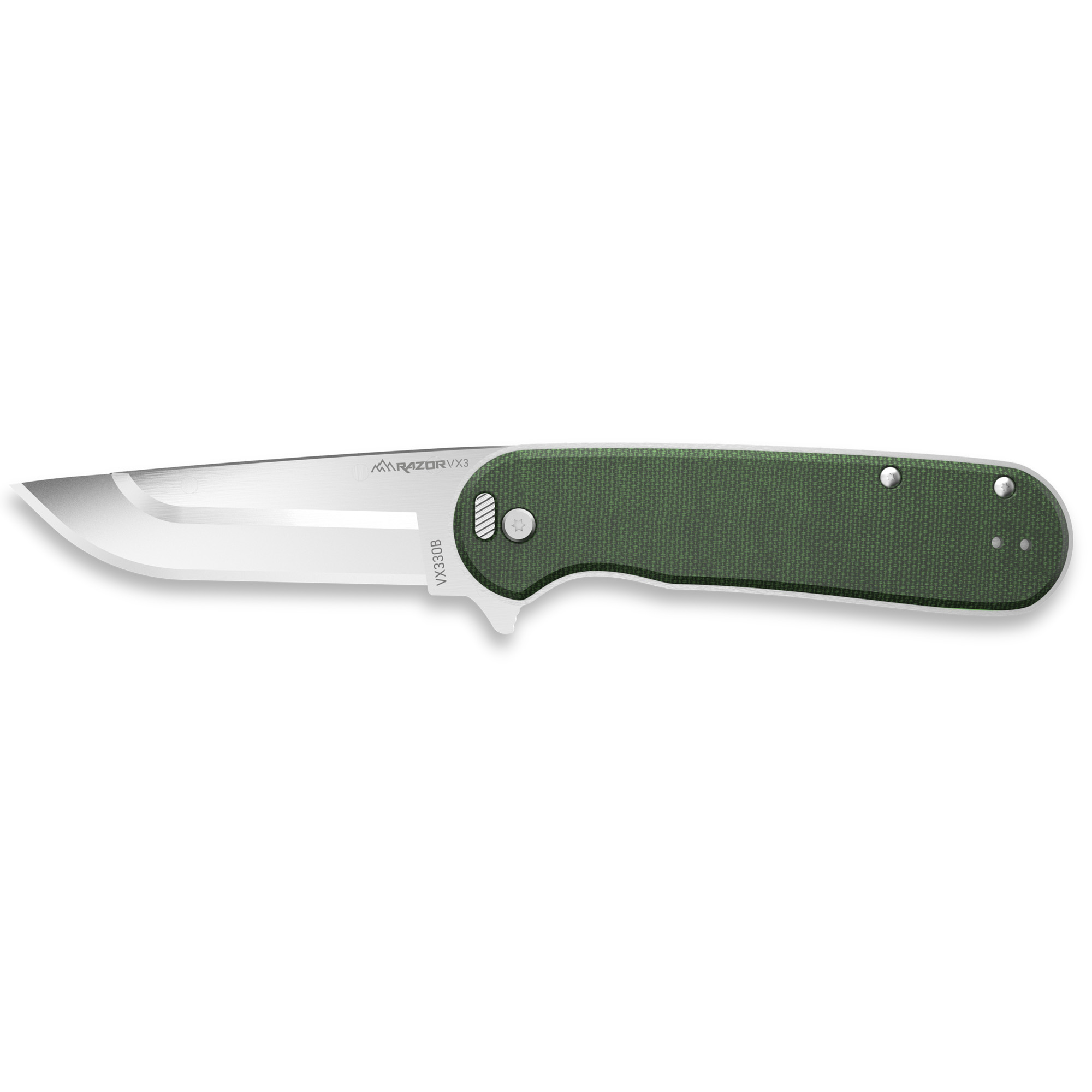 Outdoor Edge Razor VX3 420J2 Knife 3″ – Green