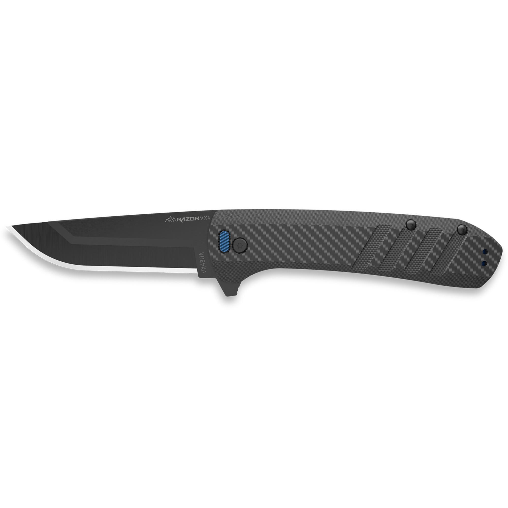 Outdoor Edge Razor VX4 420J2 Knife 3″ – Black, Gray, Silver