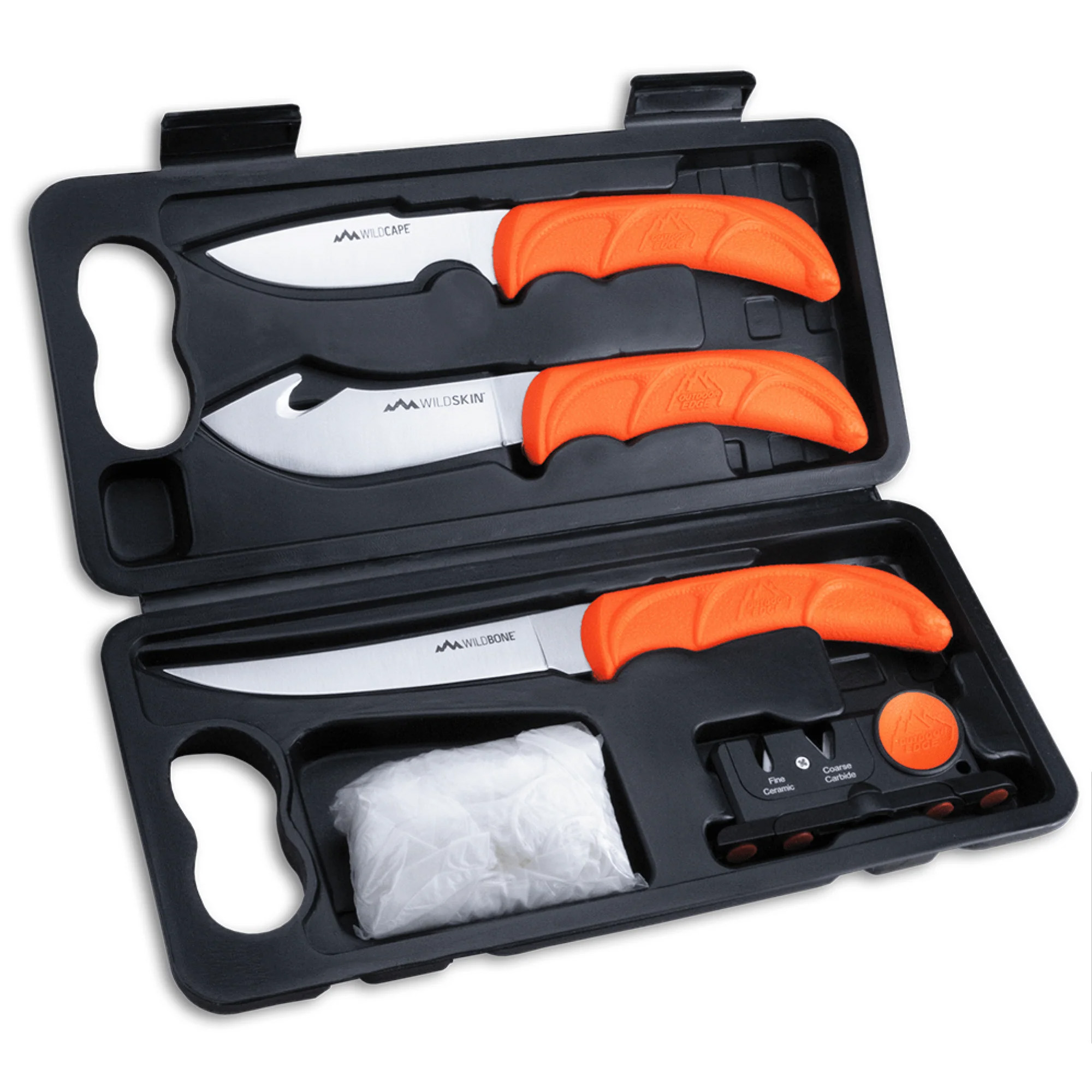 Outdoor Edge Wildlite Game Processing Kit 420J2 Knife 9.4″ – Orange