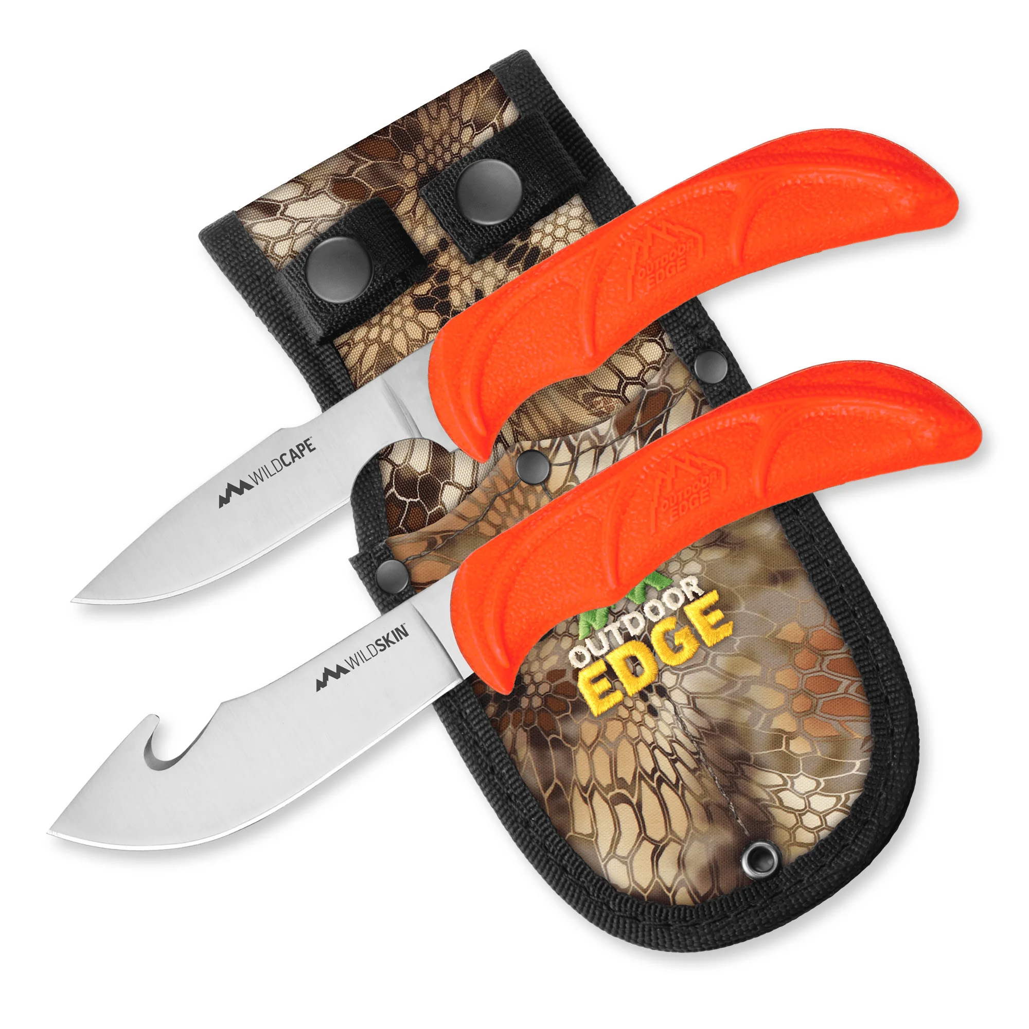 Outdoor Edge Wild Pair 420J2 Knife 8.5″ – Orange