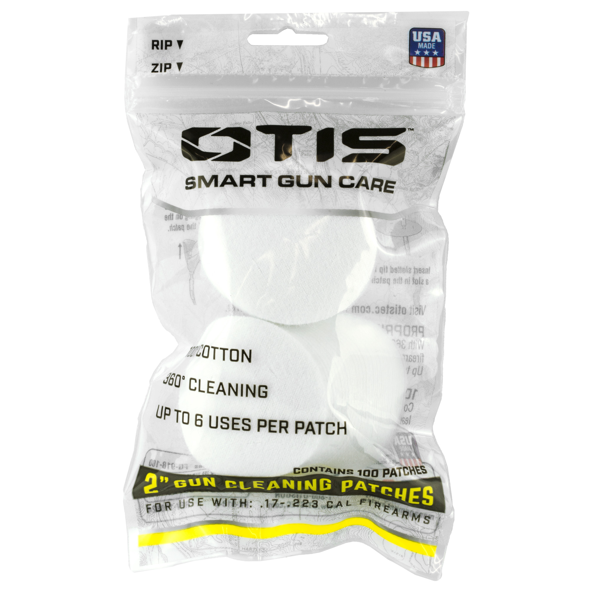 Otis M16/Small Caliber Patch – 100/Pack