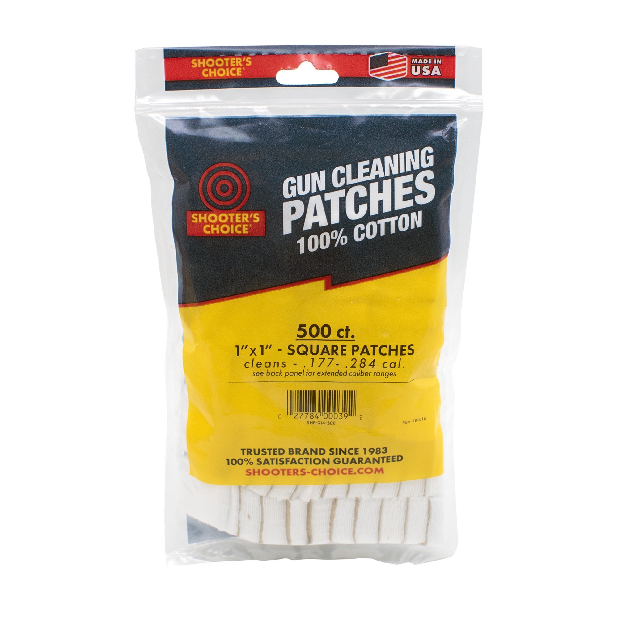 Otis 1″ Square Cleaning Patch – 500