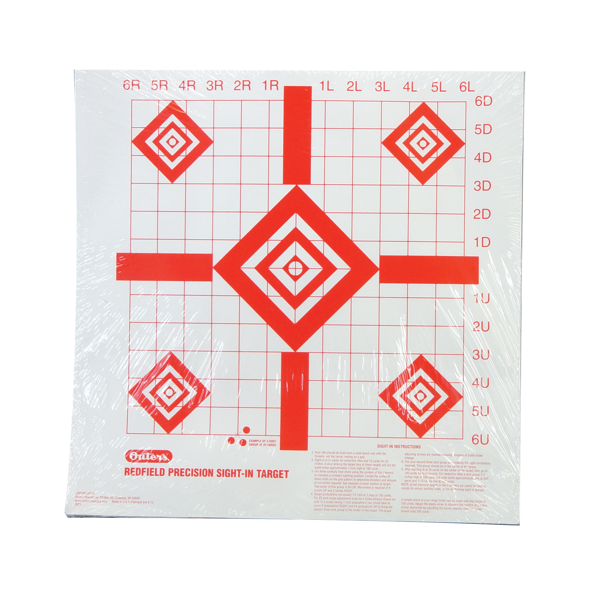 Champion Traps & Targets Rimfire Sight-In – 100/Pack