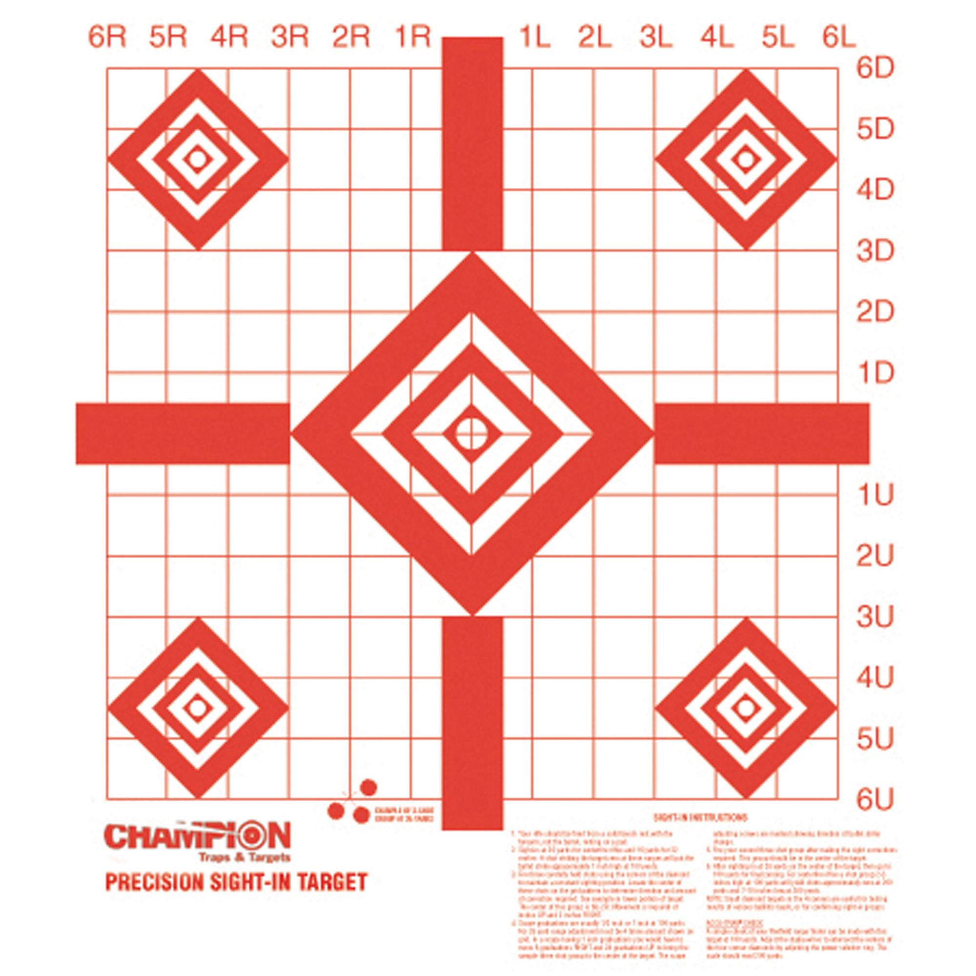 Champion Traps & Targets Rimfire Sight-In – 10/Pack