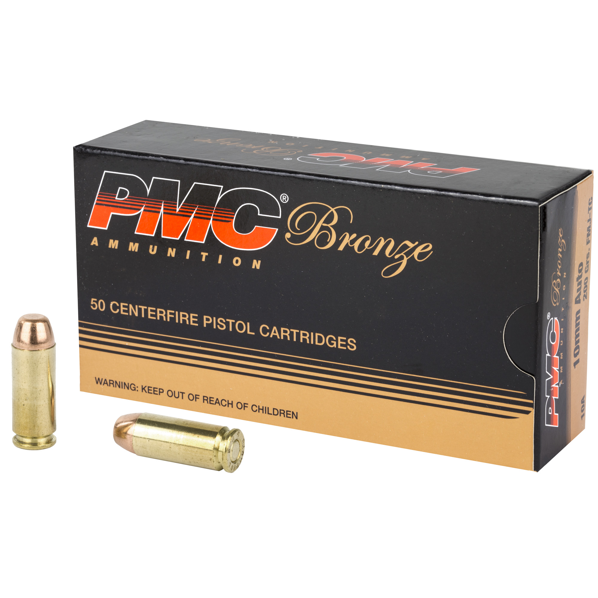 PMC Bronze 10mm 200gr Full Metal Jacket – 50rd