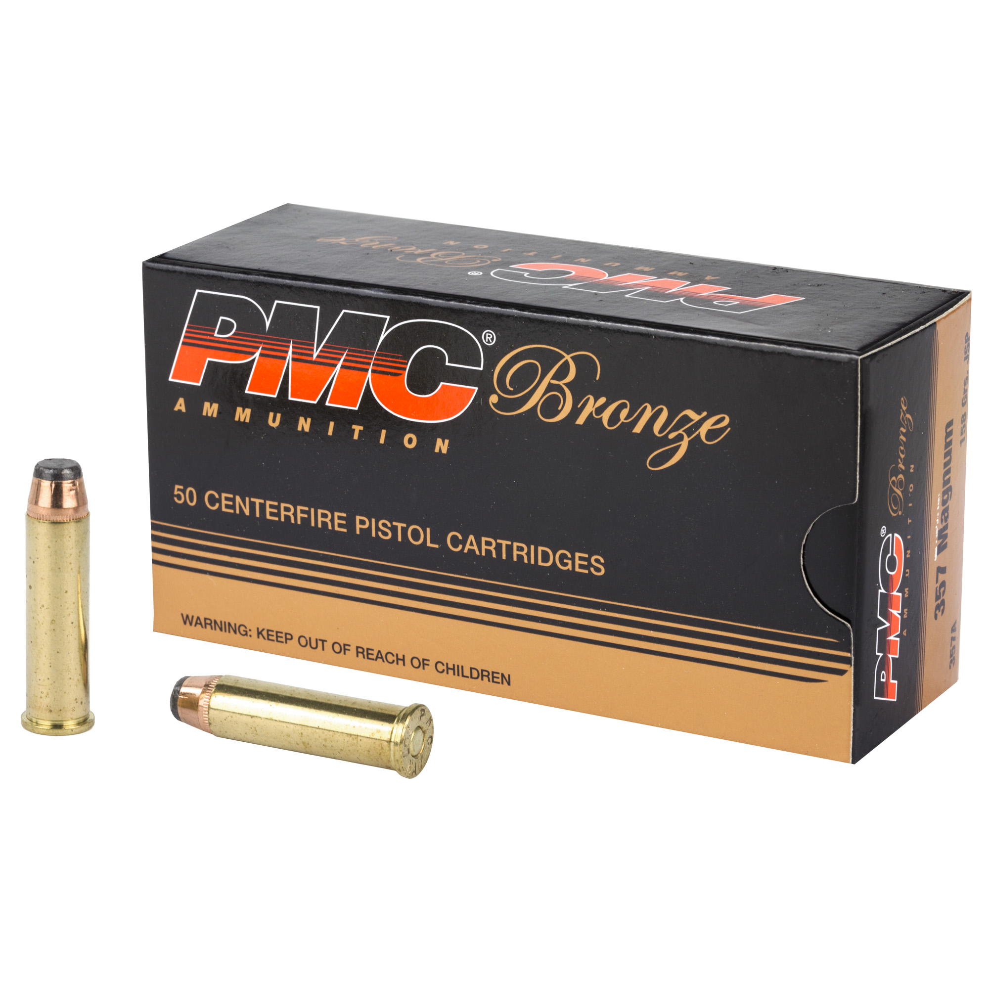 PMC Bronze 357 Magnum 158gr Jacketed Soft Point – 50rd