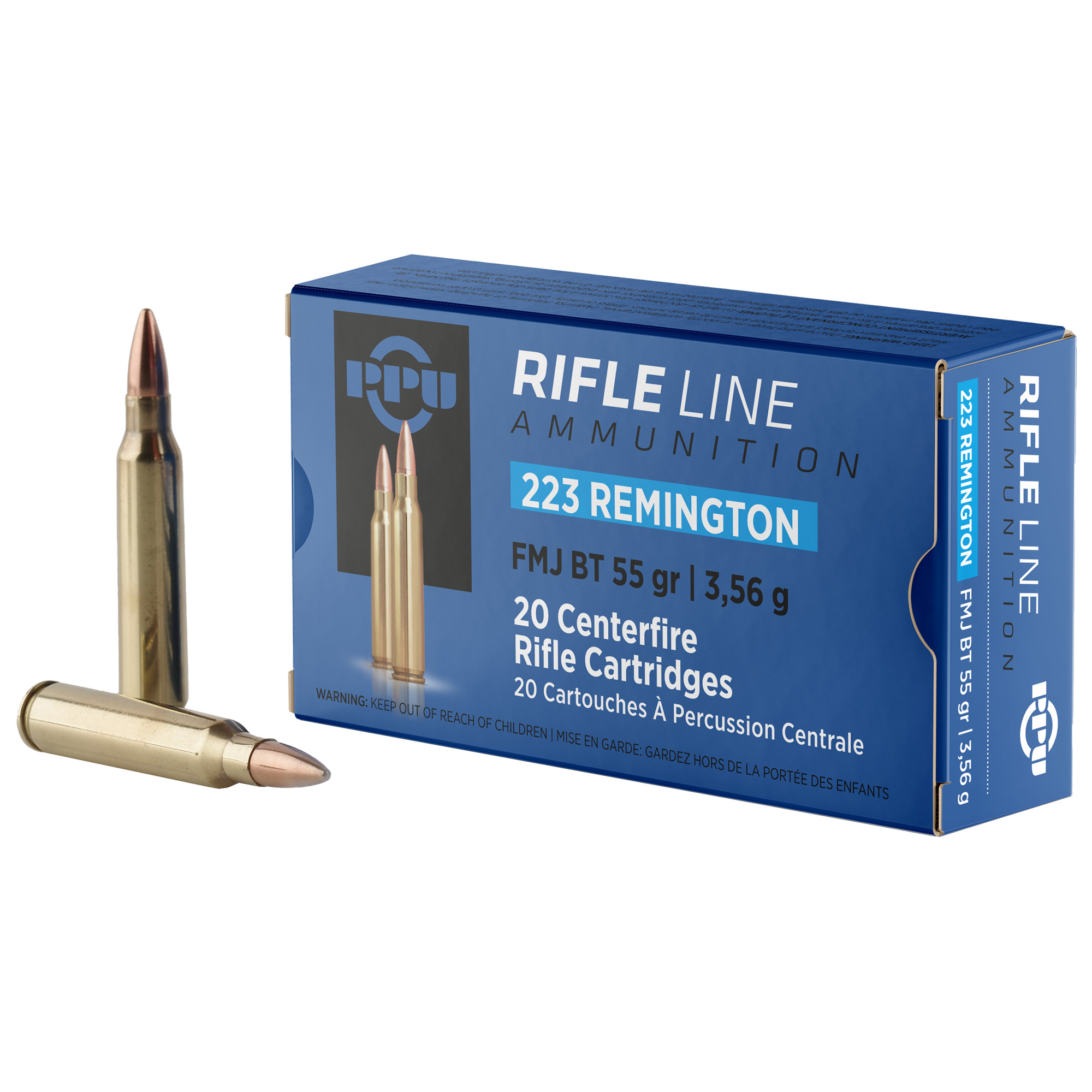 Prvi Partizan Standard 223 Remington 55gr Full Metal Jacket – 20rd