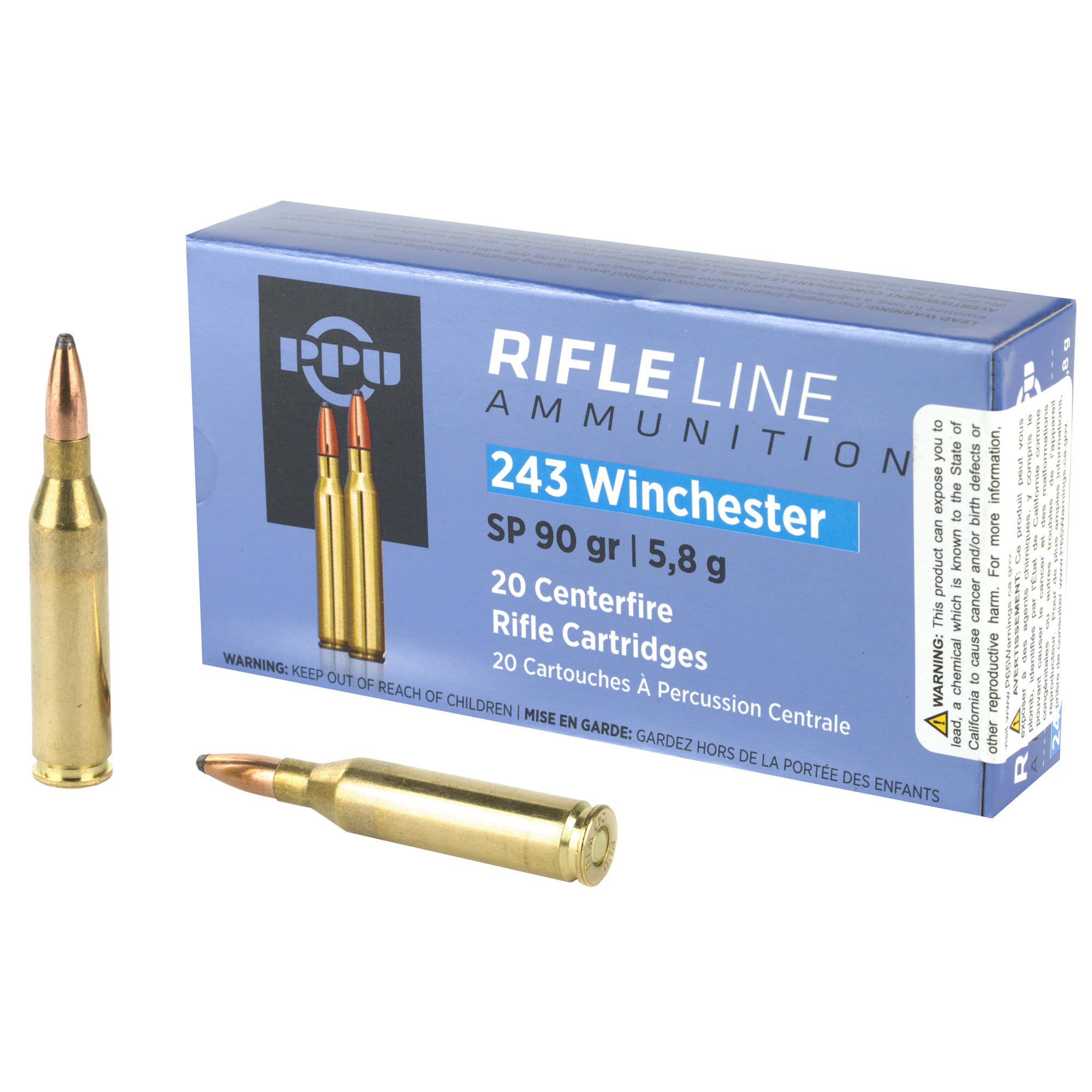 Prvi Partizan Rifle 243 Winchester 90gr Soft Point – 20rd