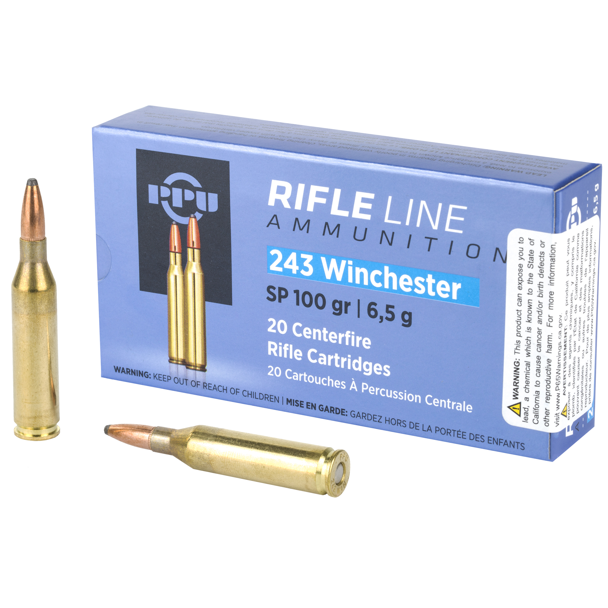 Prvi Partizan Rifle 243 Winchester 100gr Soft Point – 20rd