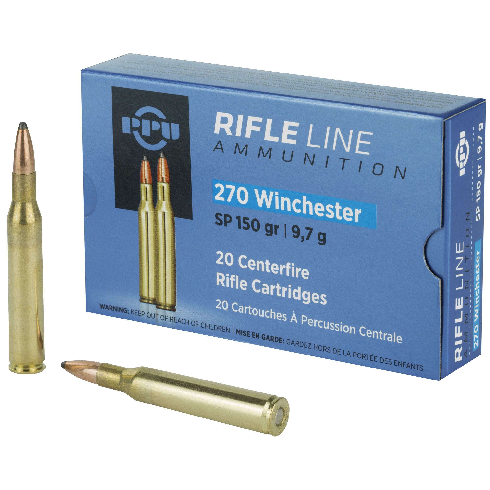 Prvi Partizan Rifle 270 Winchester 150gr Soft Point – 20rd