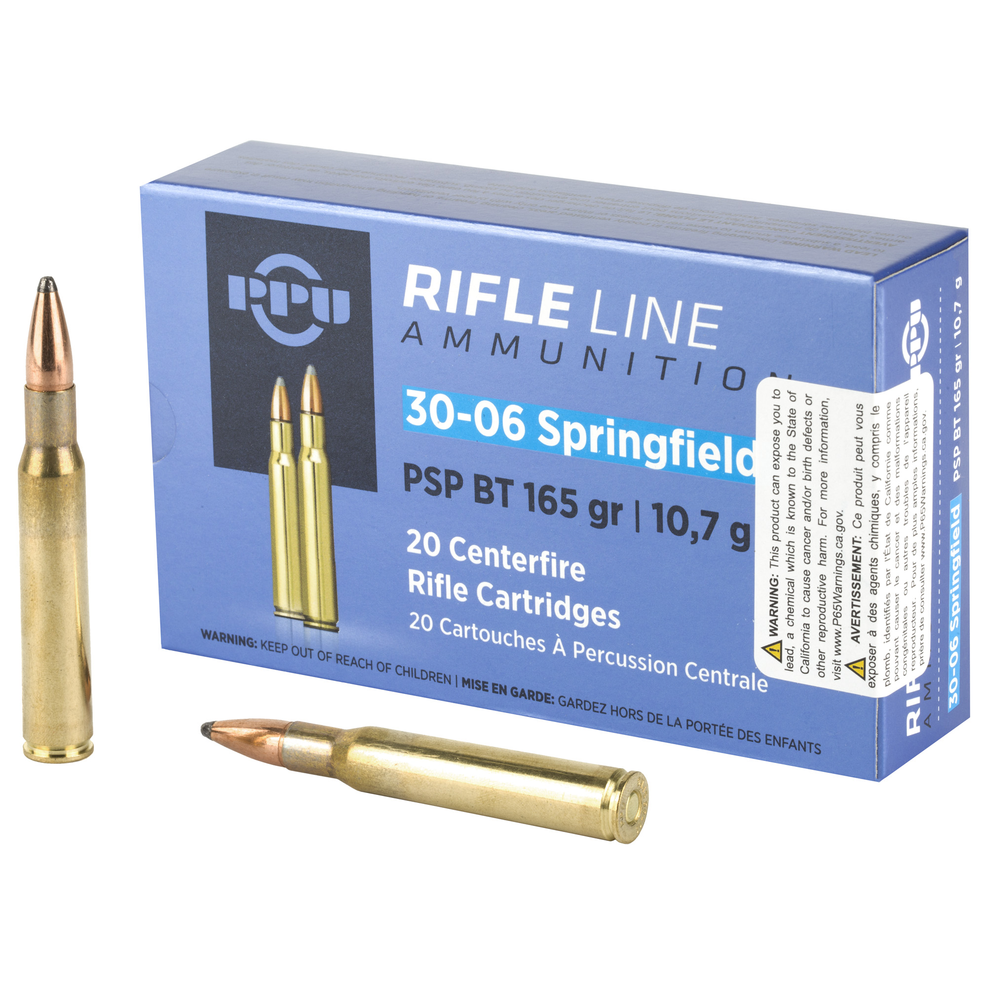 Prvi Partizan Rifle 30-06 Springfield 165gr Pointed Soft Point – 20rd